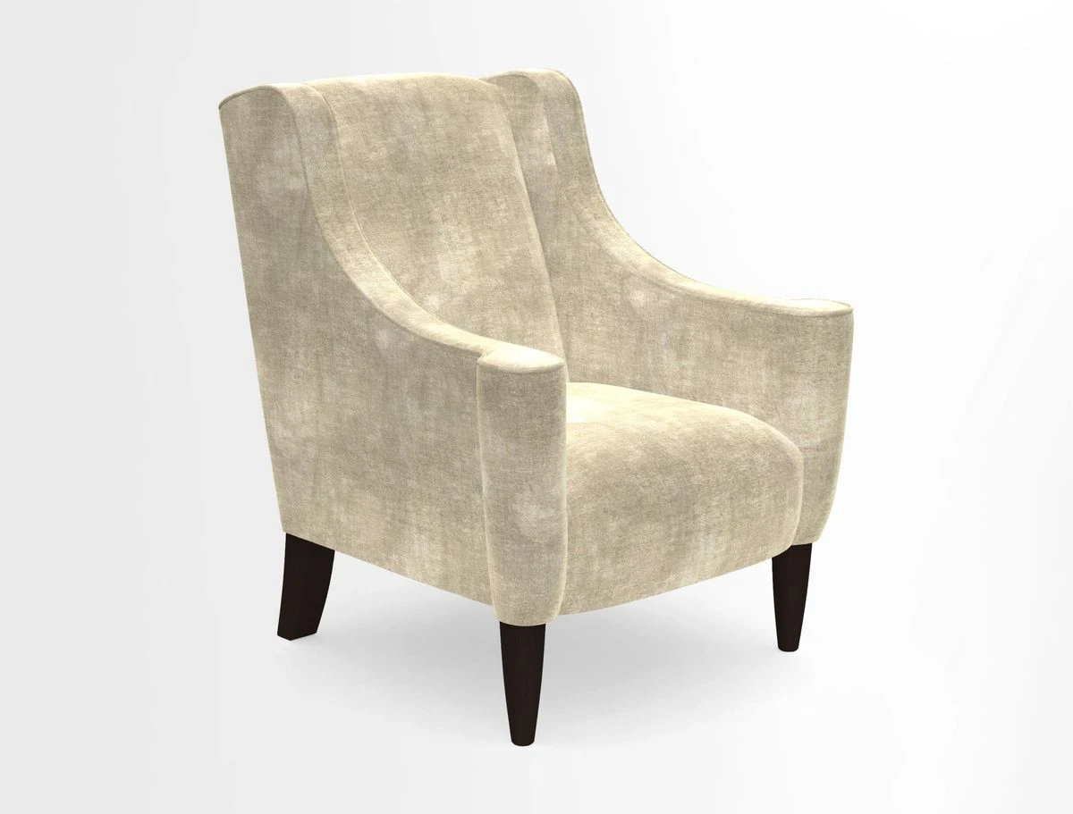Sennen Chair in Harris Tweed Huntsman Check Mountain Bracken