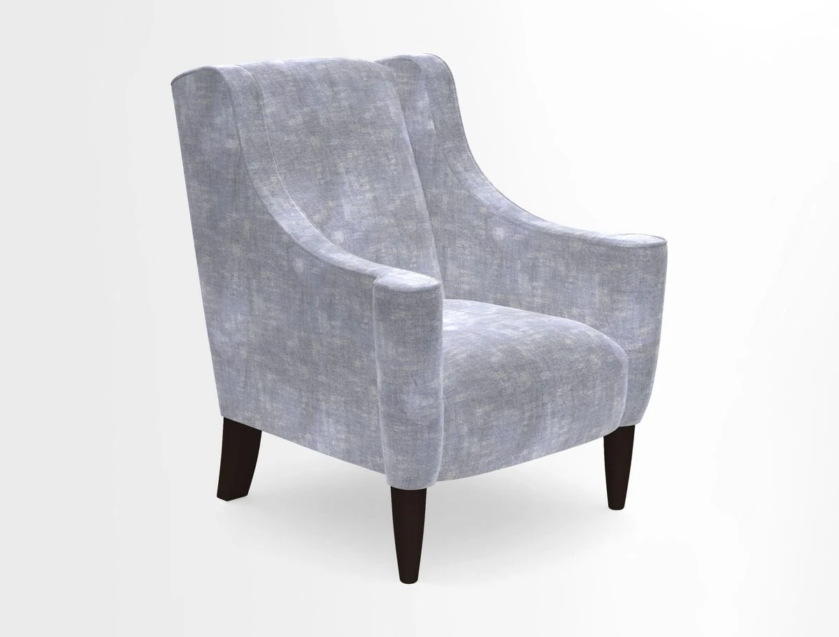 Sennen Chair in Harris Tweed Huntsman Check Mountain Bracken