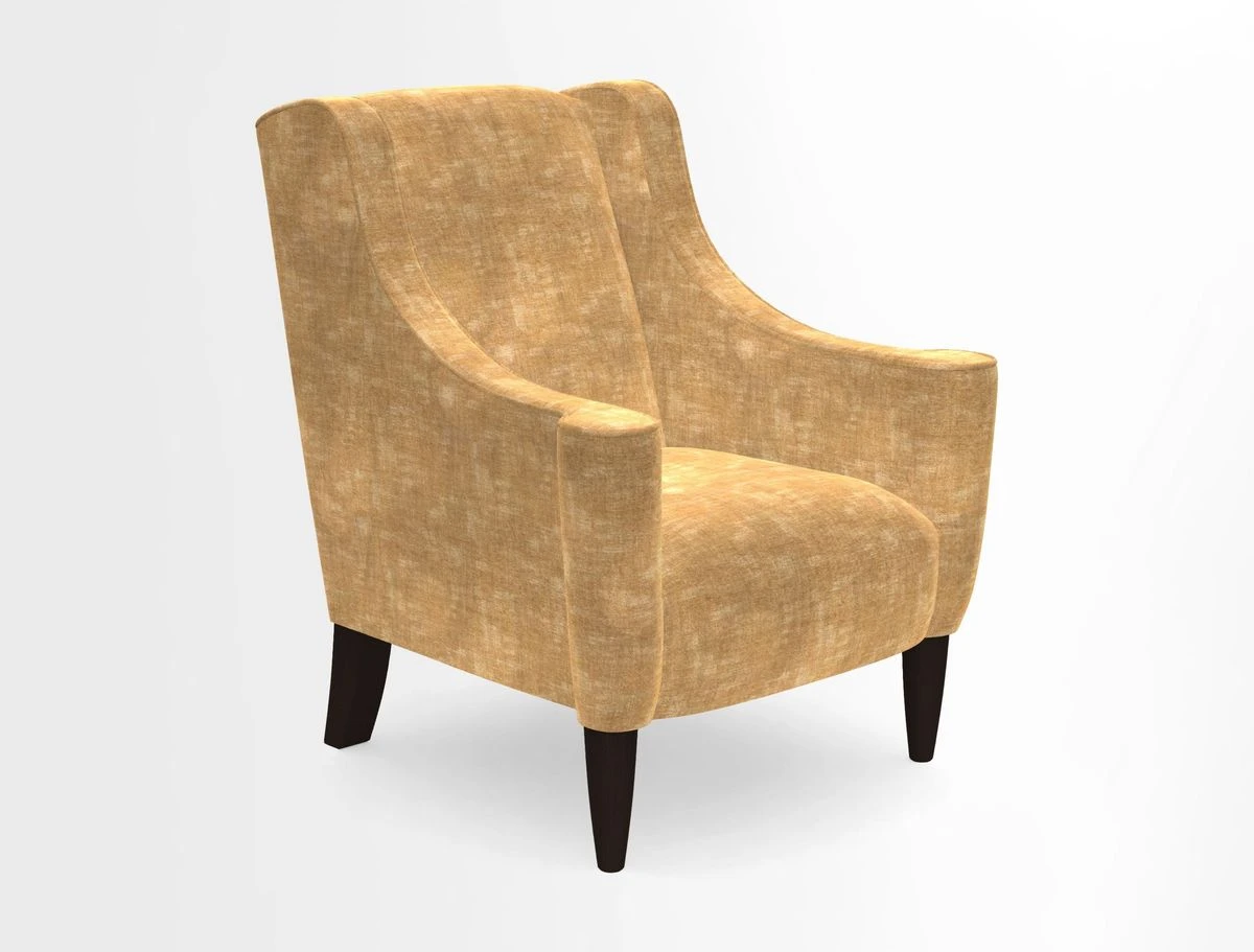 Sennen Chair in Harris Tweed Huntsman Check Mountain Bracken