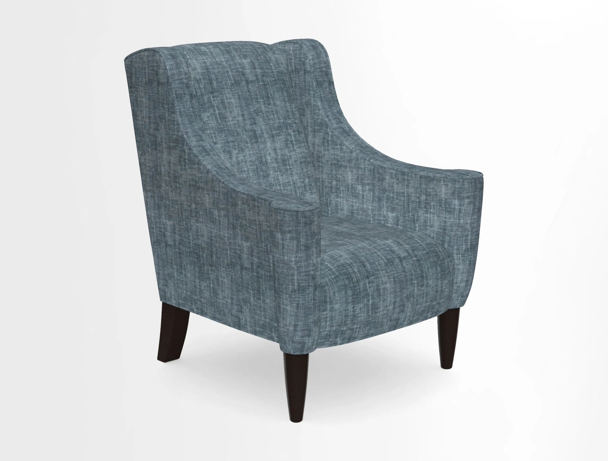 Sennen Chair in Harris Tweed Huntsman Check Mountain Bracken