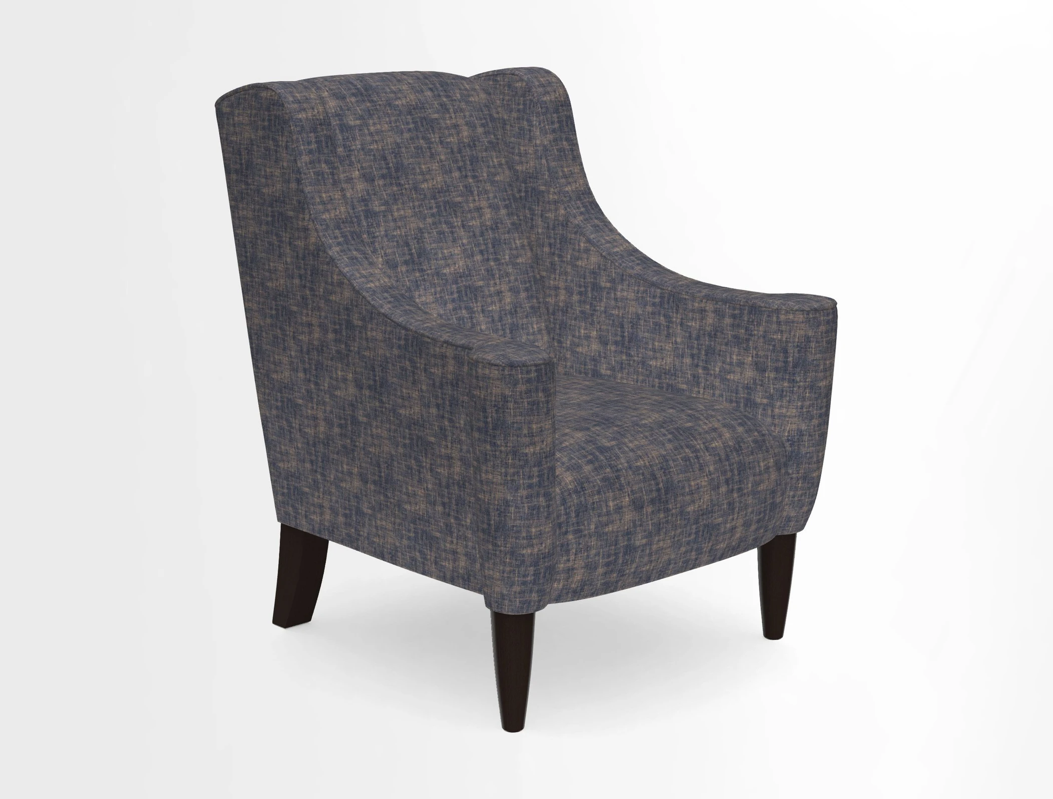 Sennen Chair in Harris Tweed Huntsman Check Mountain Bracken