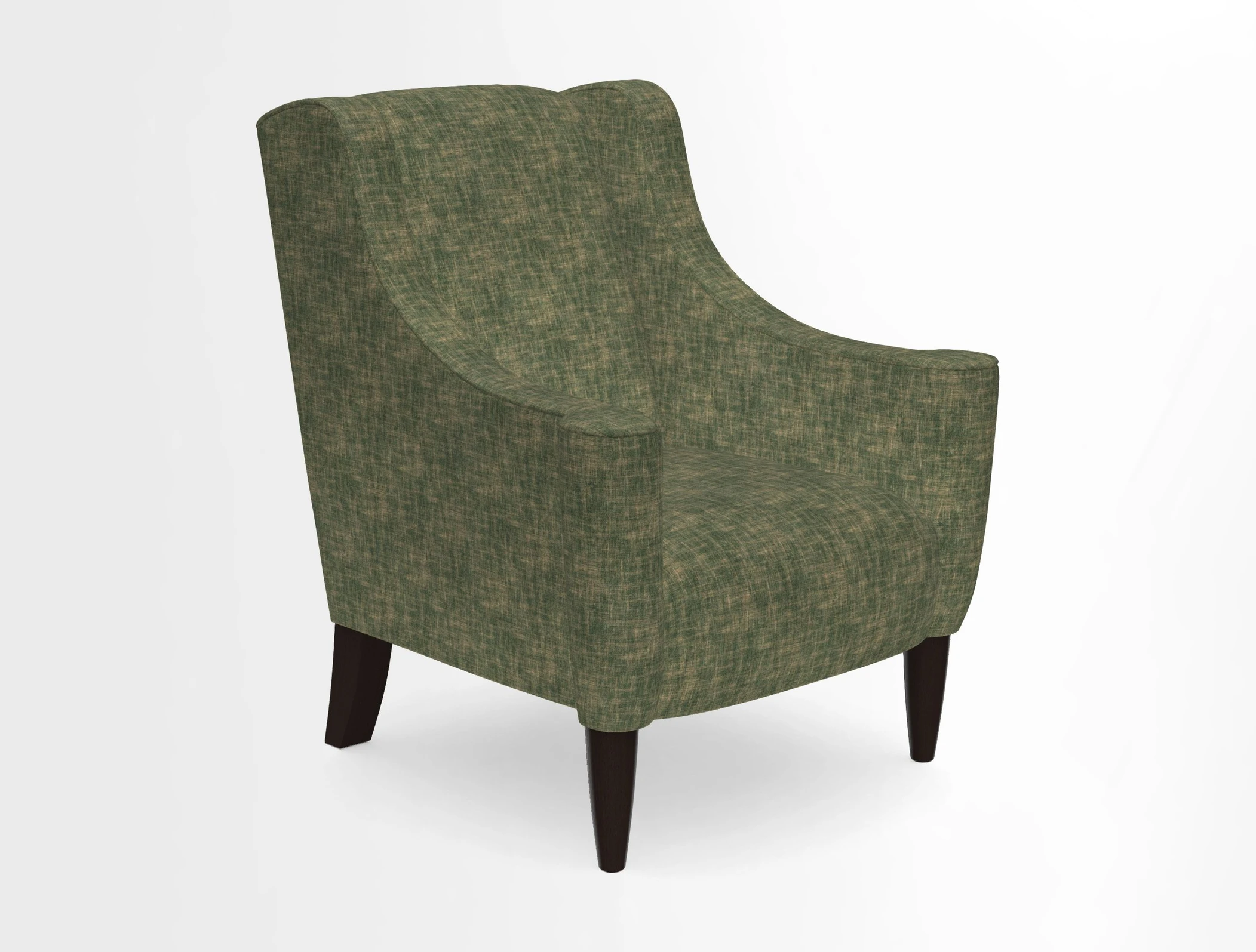 Sennen Chair in Harris Tweed Huntsman Check Mountain Bracken