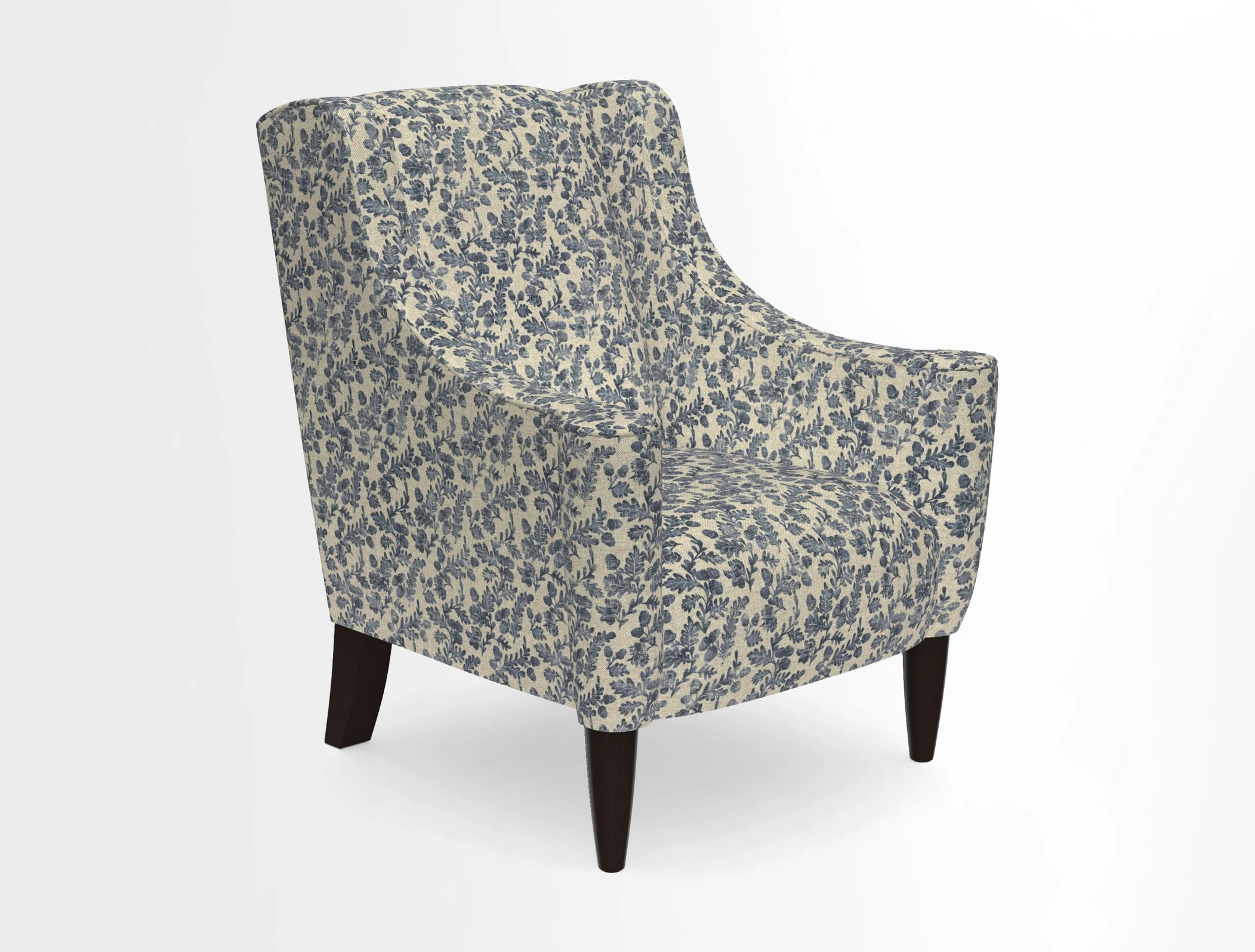Sennen Chair in Harris Tweed Huntsman Check Mountain Bracken