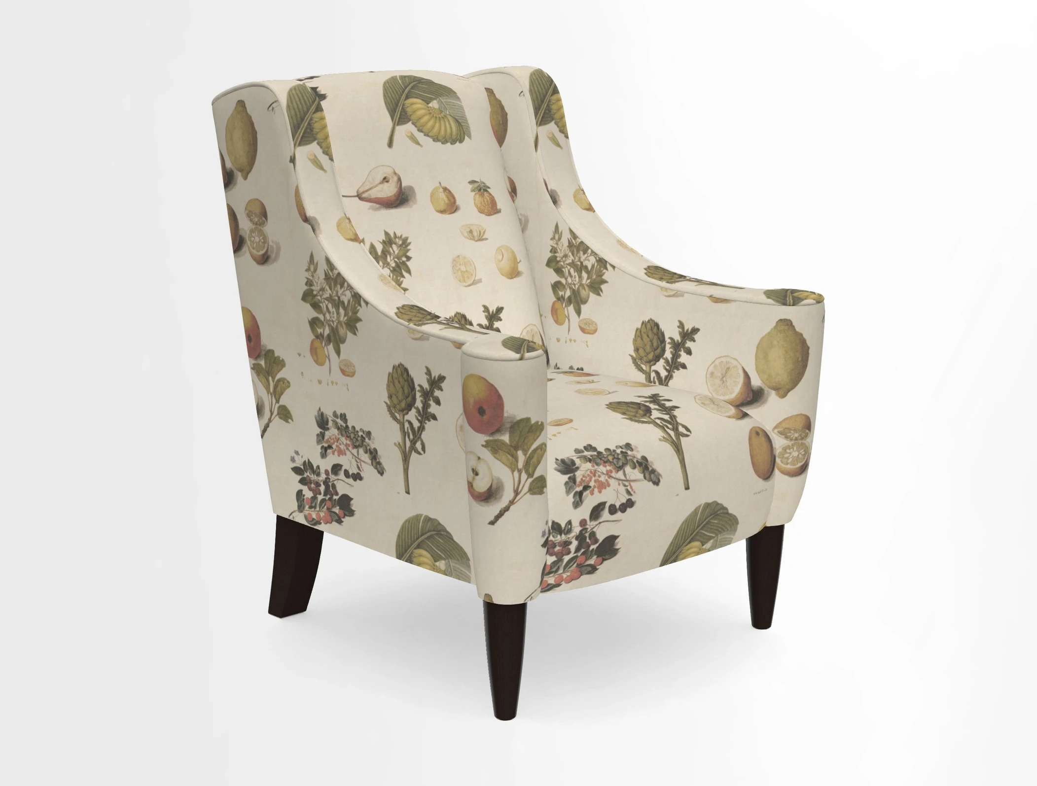 Sennen Chair in Harris Tweed Huntsman Check Mountain Bracken