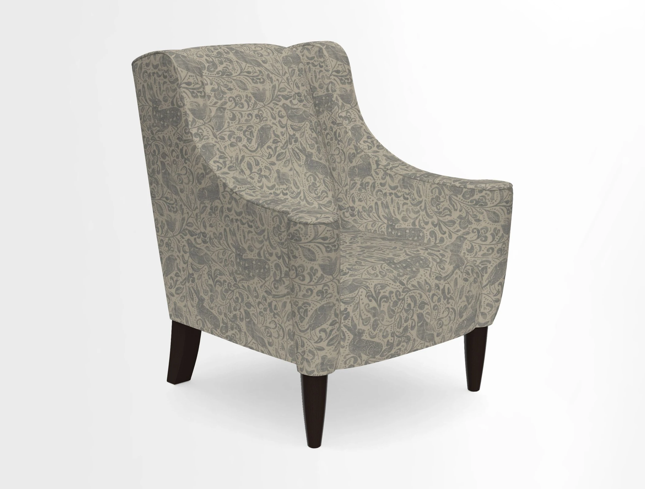 Sennen Chair in Harris Tweed Huntsman Check Mountain Bracken