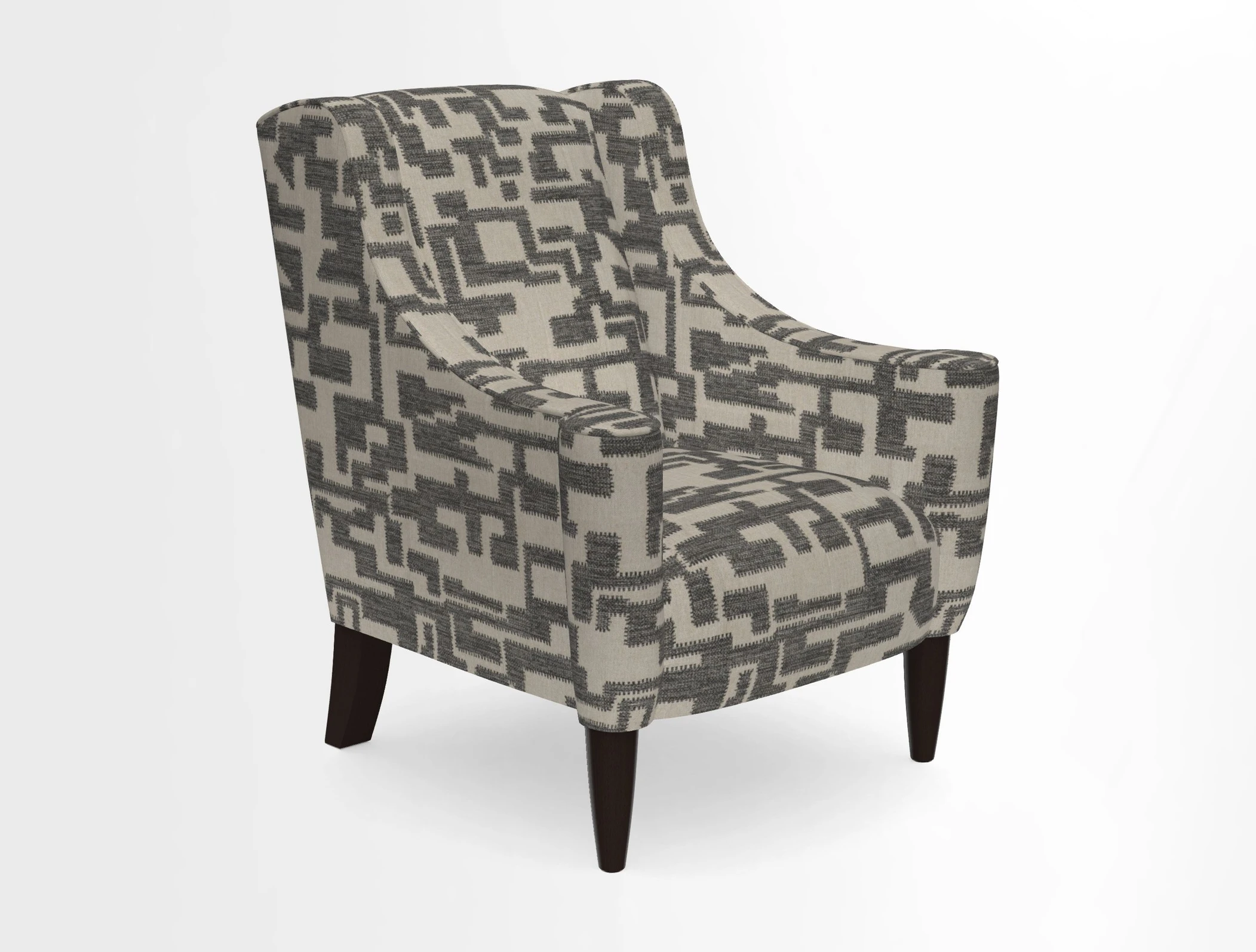 Sennen Chair in Harris Tweed Huntsman Check Mountain Bracken