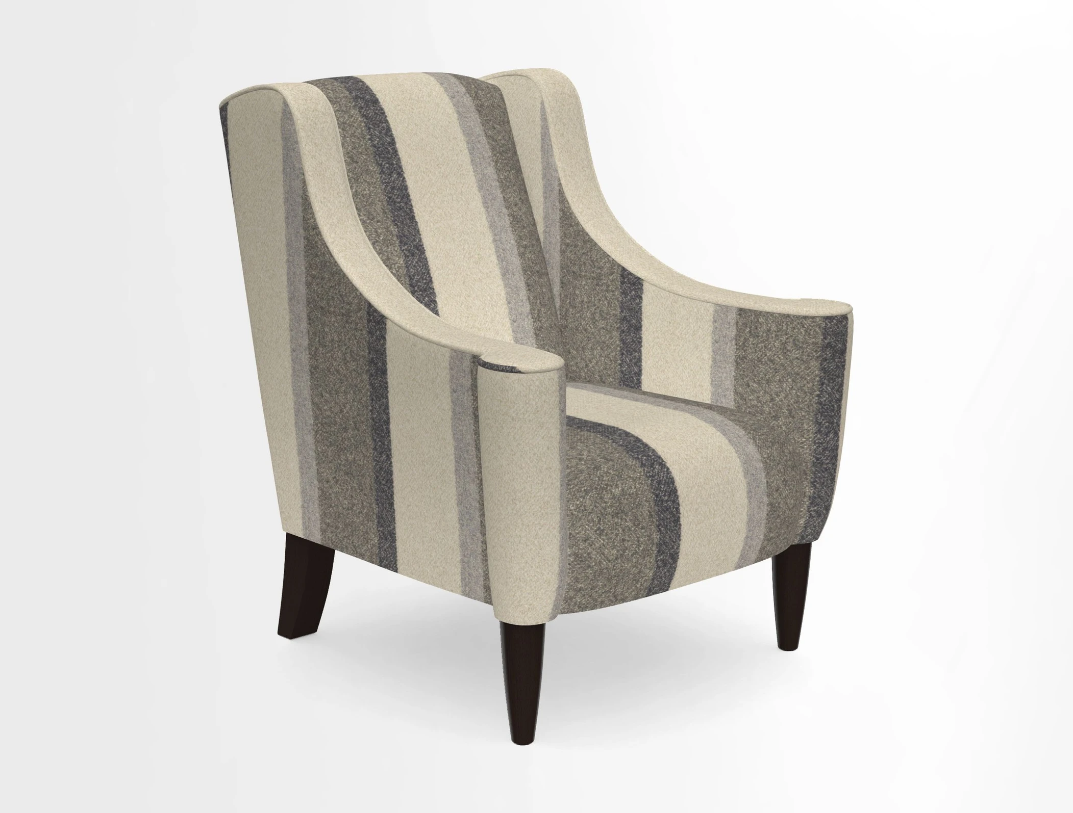 Sennen Chair in Harris Tweed Huntsman Check Mountain Bracken