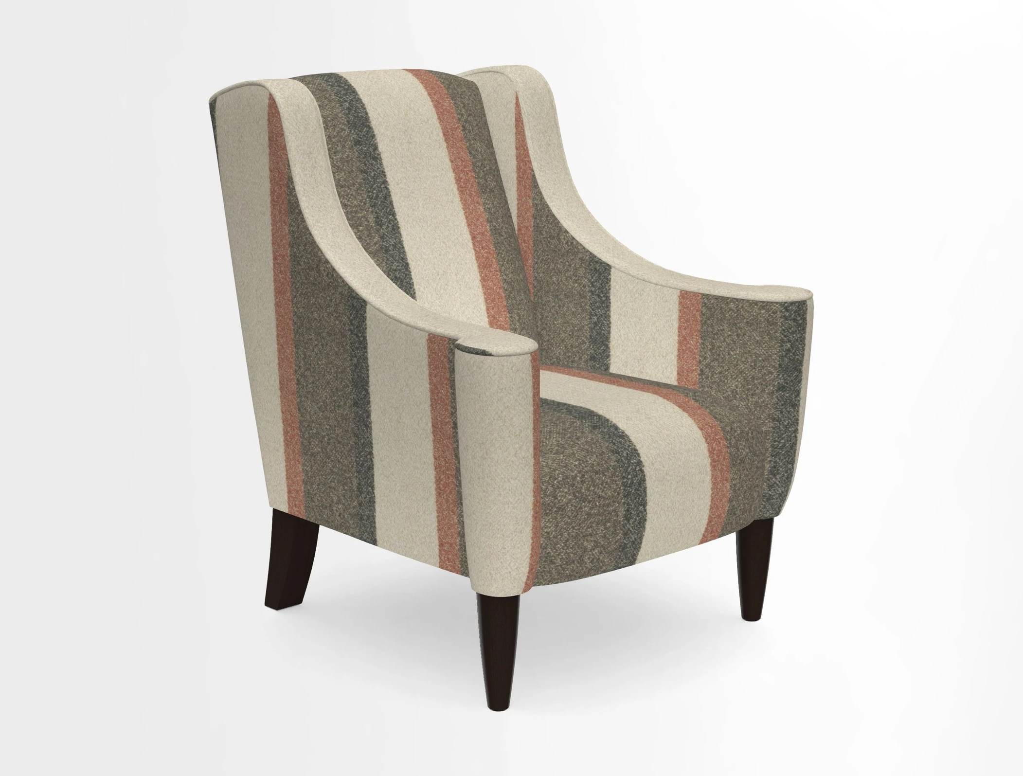 Sennen Chair in Harris Tweed Huntsman Check Mountain Bracken