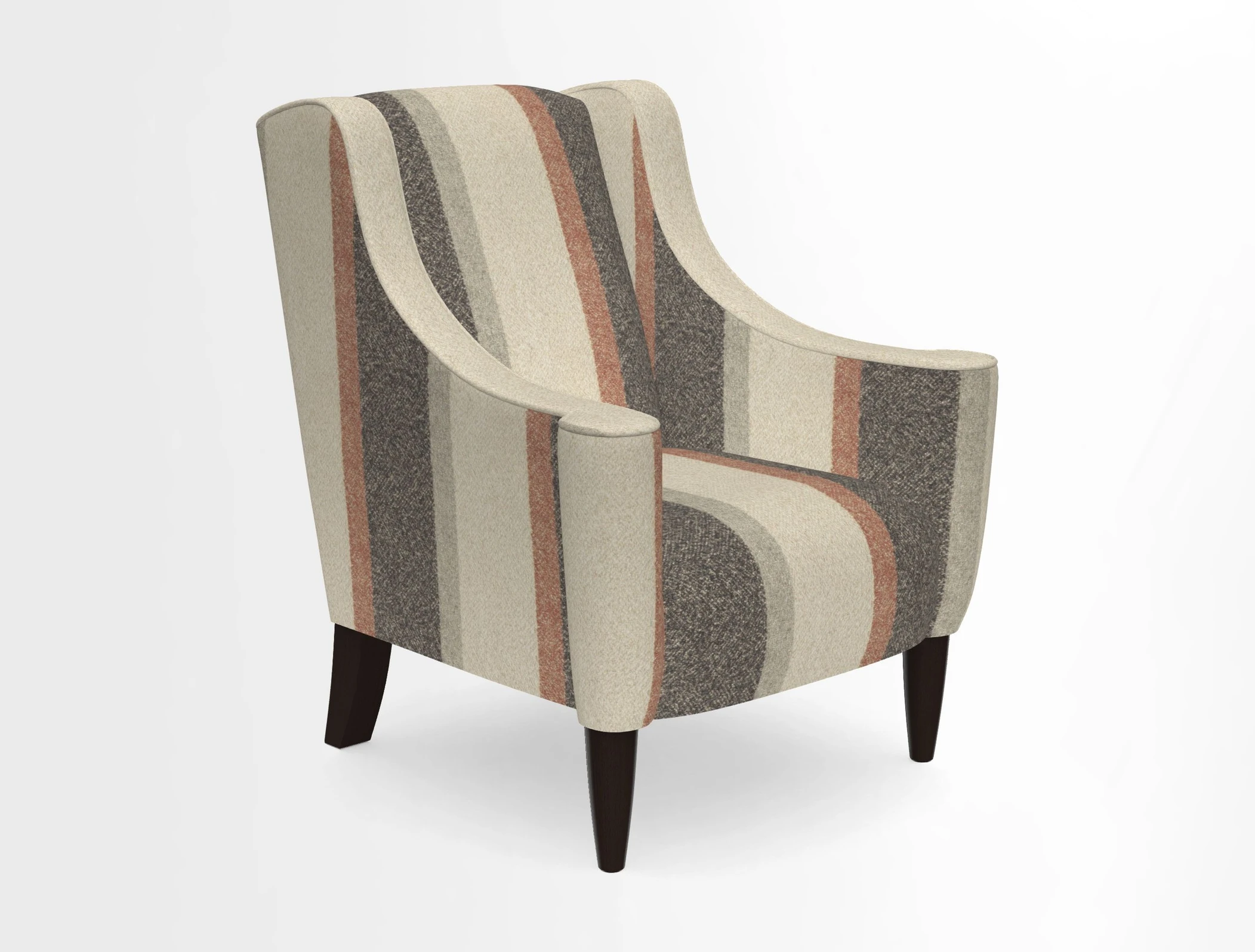 Sennen Chair in Harris Tweed Huntsman Check Mountain Bracken