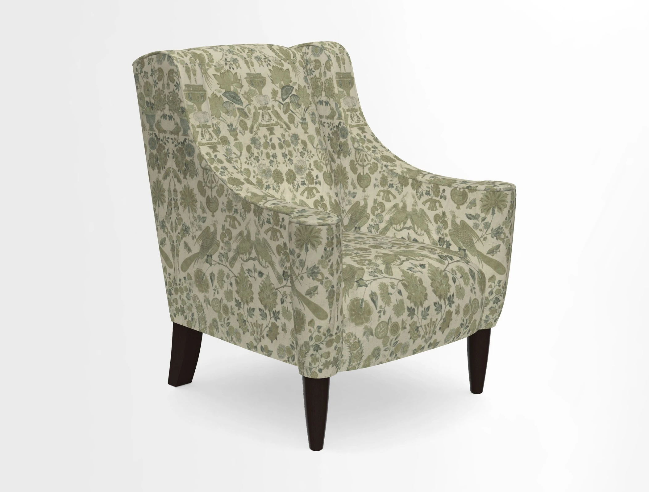 Sennen Chair in Harris Tweed Huntsman Check Mountain Bracken