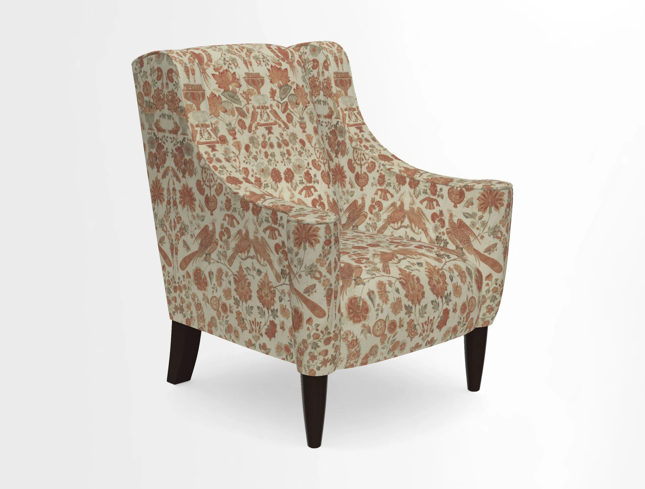 Sennen Chair in Harris Tweed Huntsman Check Mountain Bracken