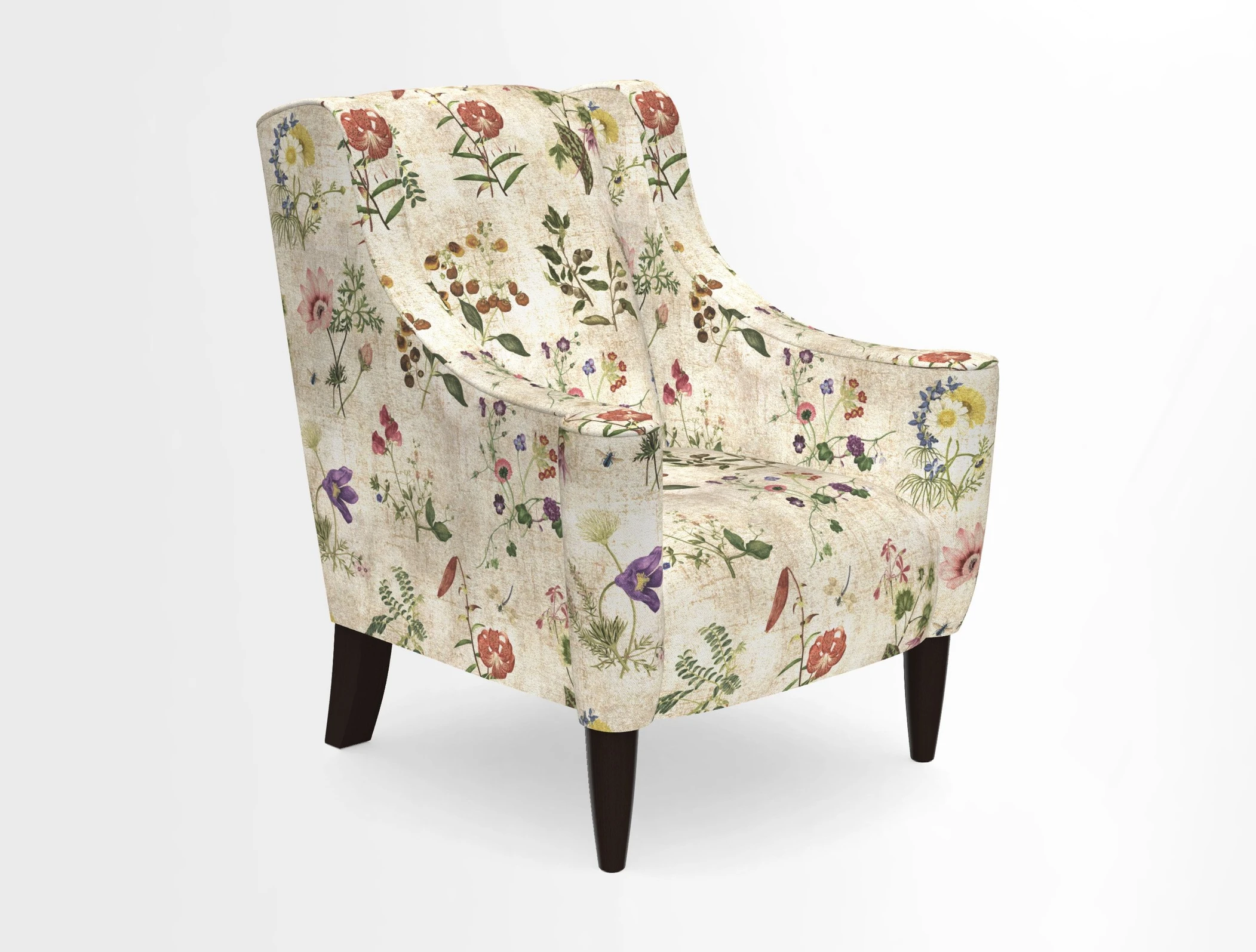 Sennen Chair in Harris Tweed Huntsman Check Mountain Bracken