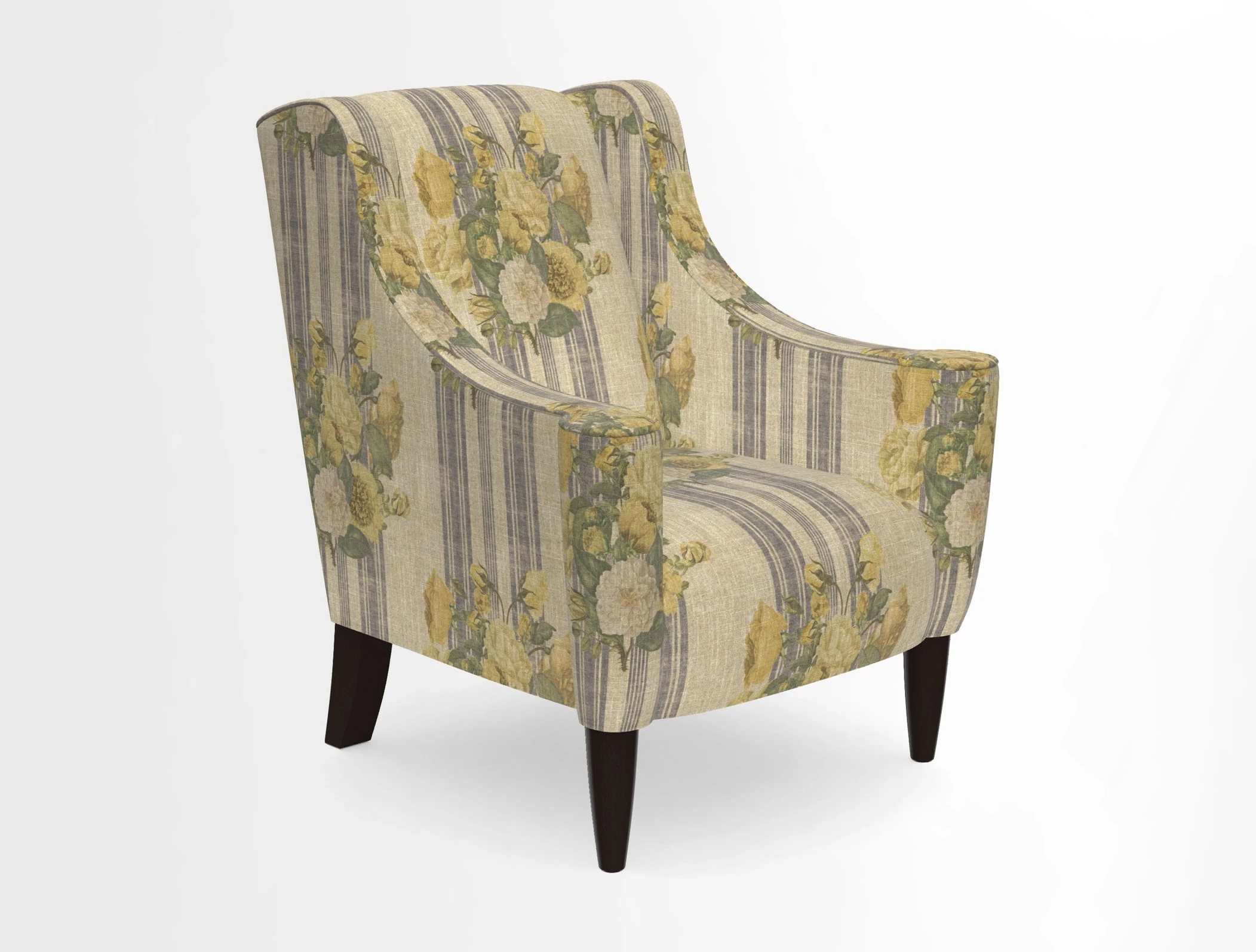 Sennen Chair in Harris Tweed Huntsman Check Mountain Bracken