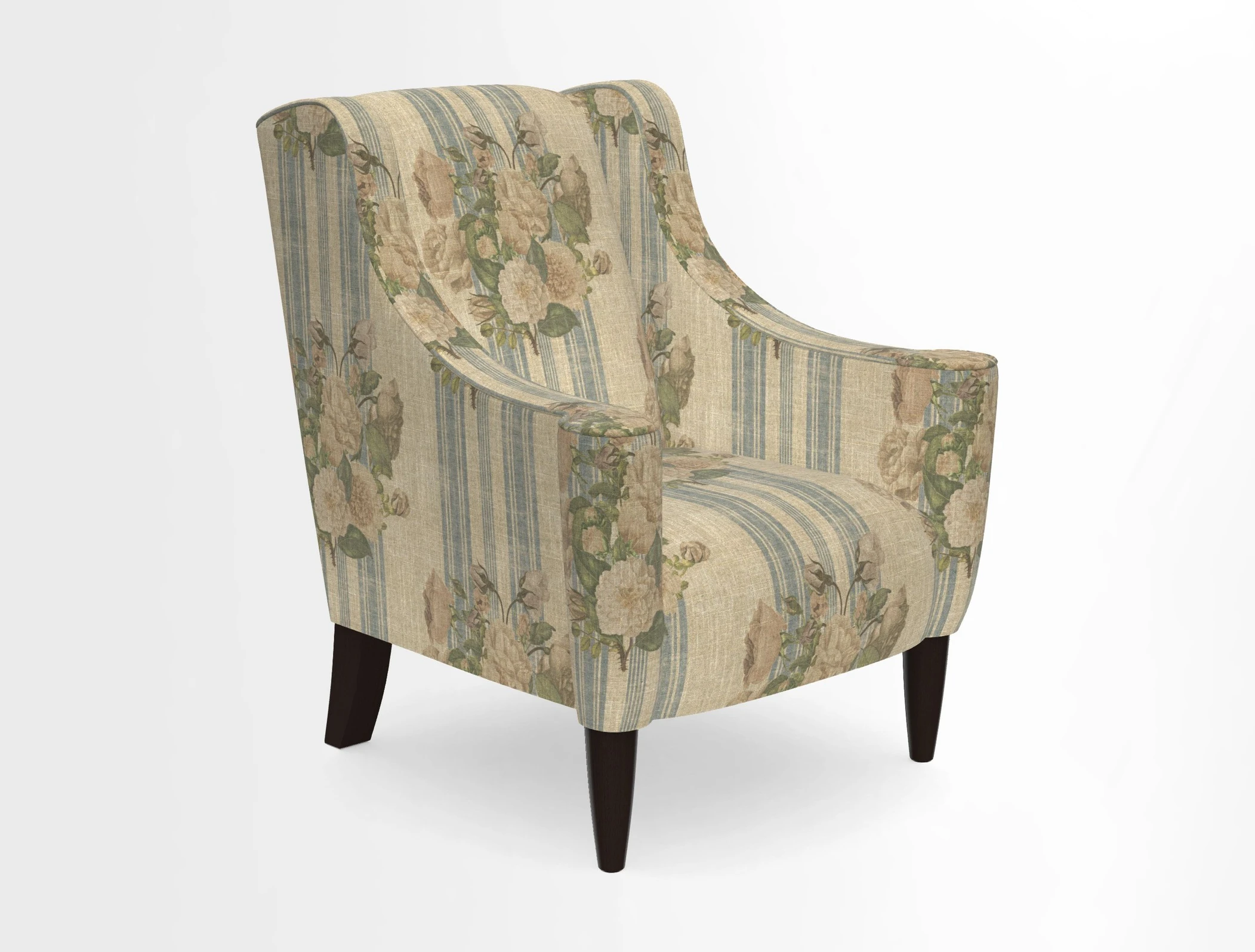 Sennen Chair in Harris Tweed Huntsman Check Mountain Bracken