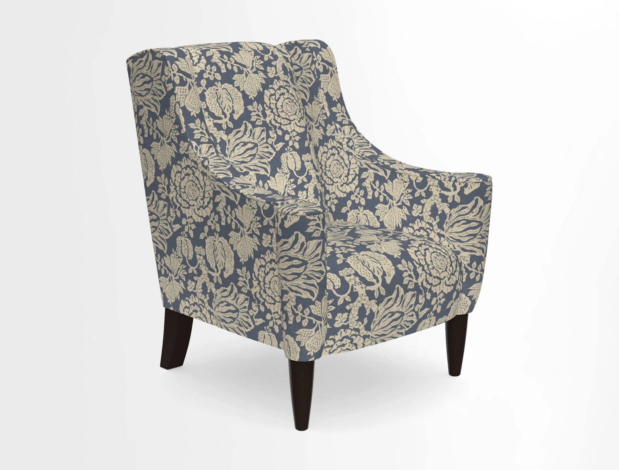 Sennen Chair in Harris Tweed Huntsman Check Mountain Bracken