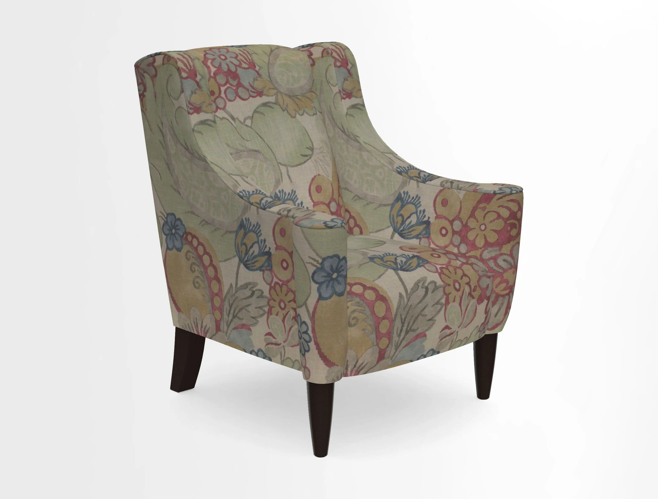 Sennen Chair in Harris Tweed Huntsman Check Mountain Bracken