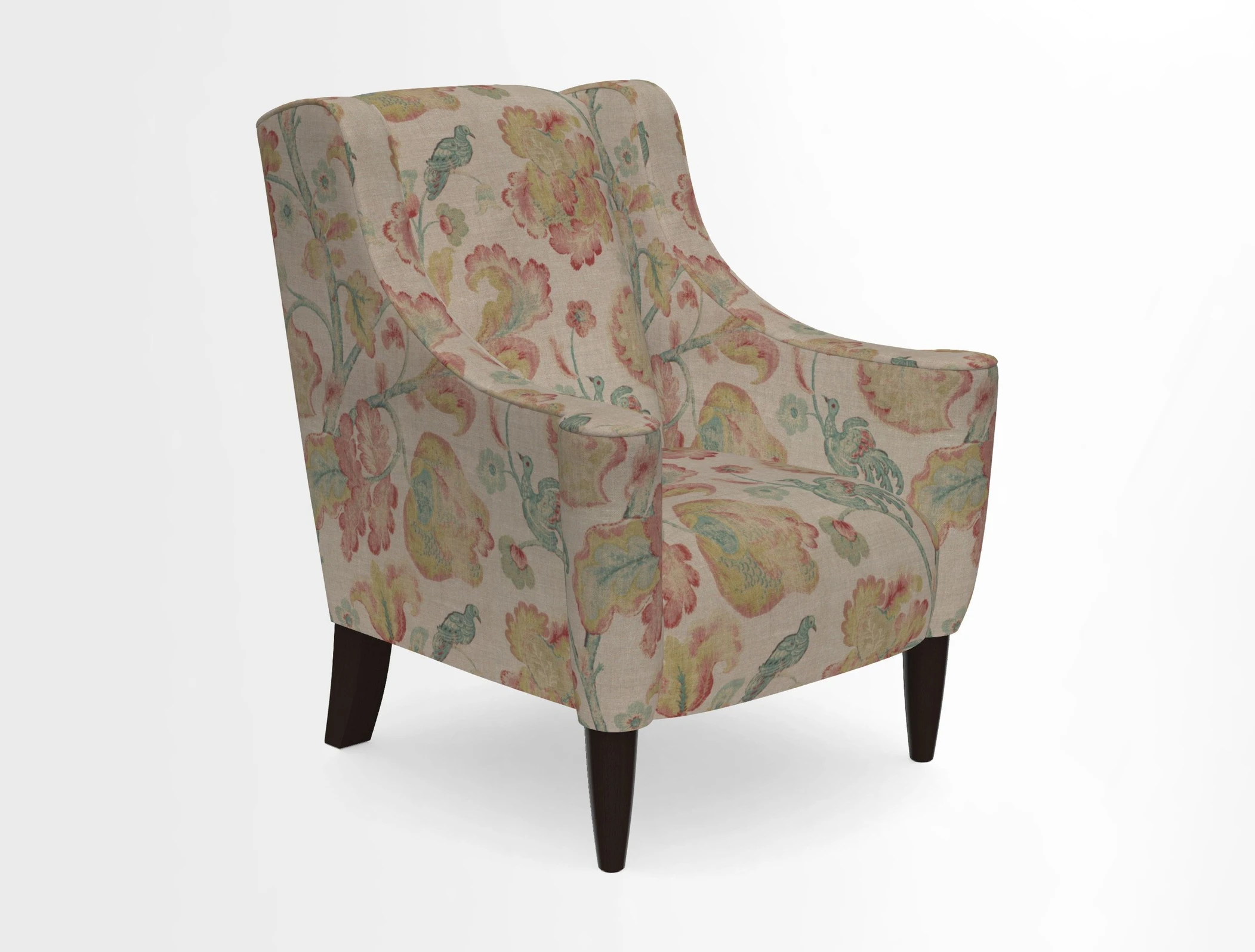 Sennen Chair in Harris Tweed Huntsman Check Mountain Bracken