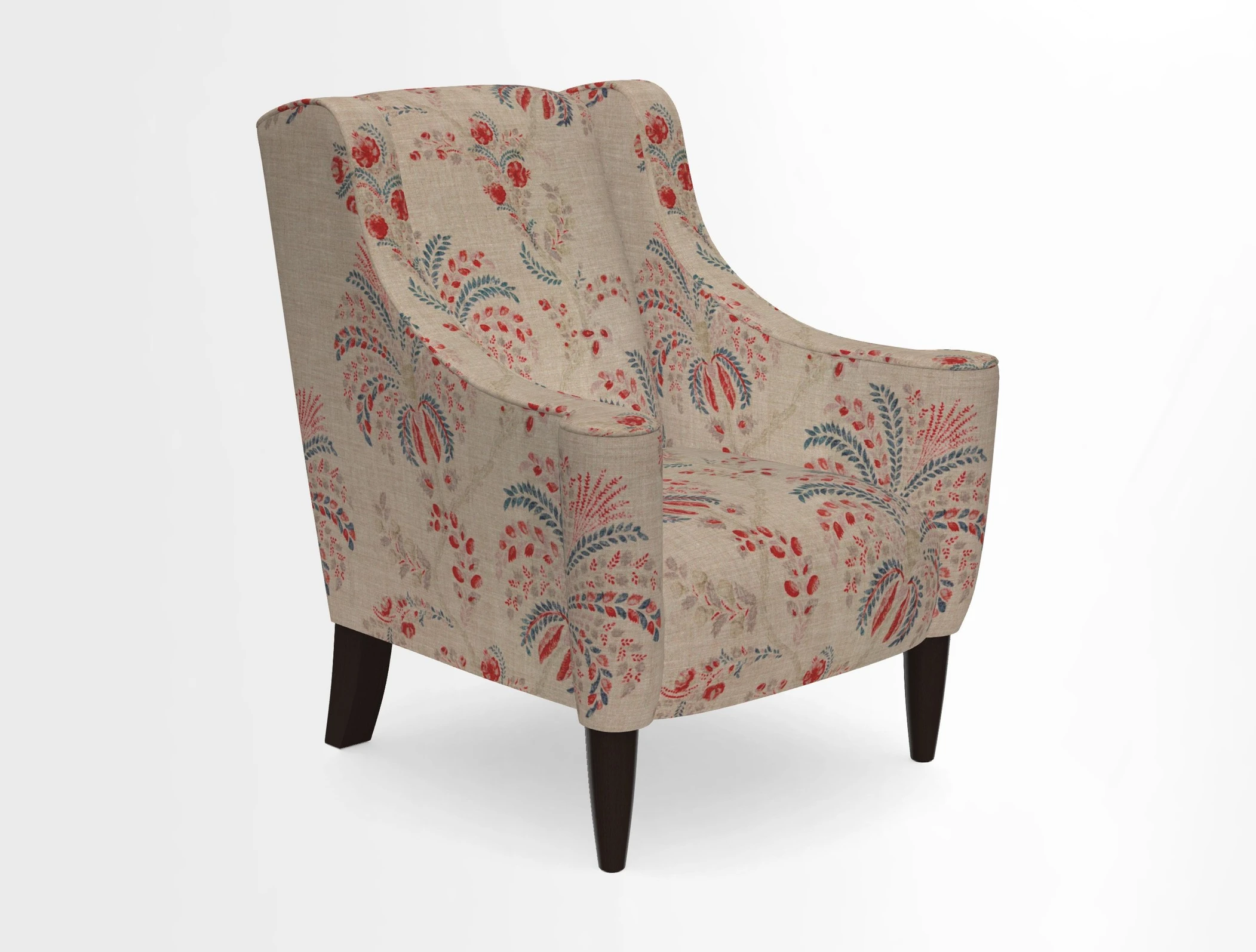 Sennen Chair in Harris Tweed Huntsman Check Mountain Bracken