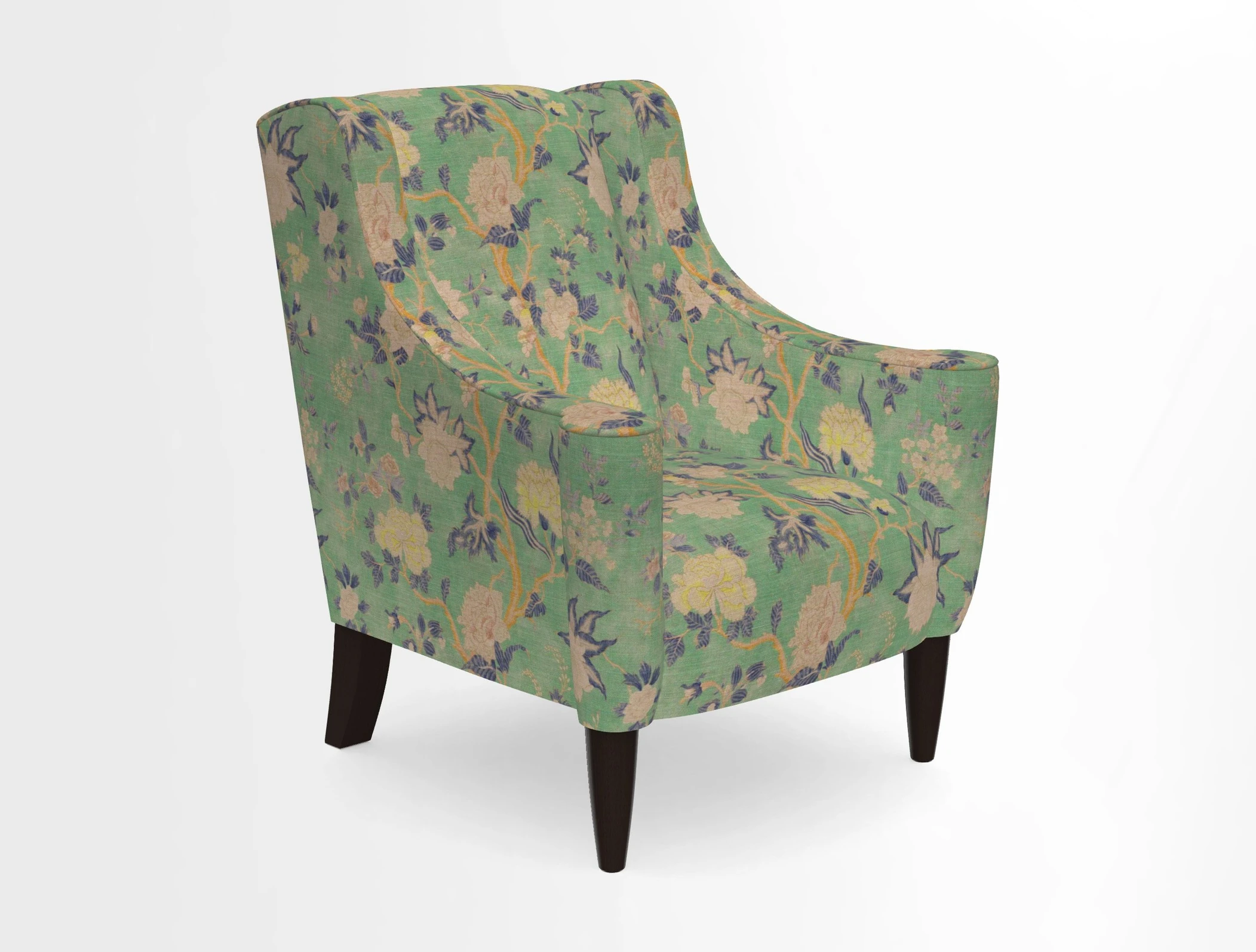 Sennen Chair in Harris Tweed Huntsman Check Mountain Bracken