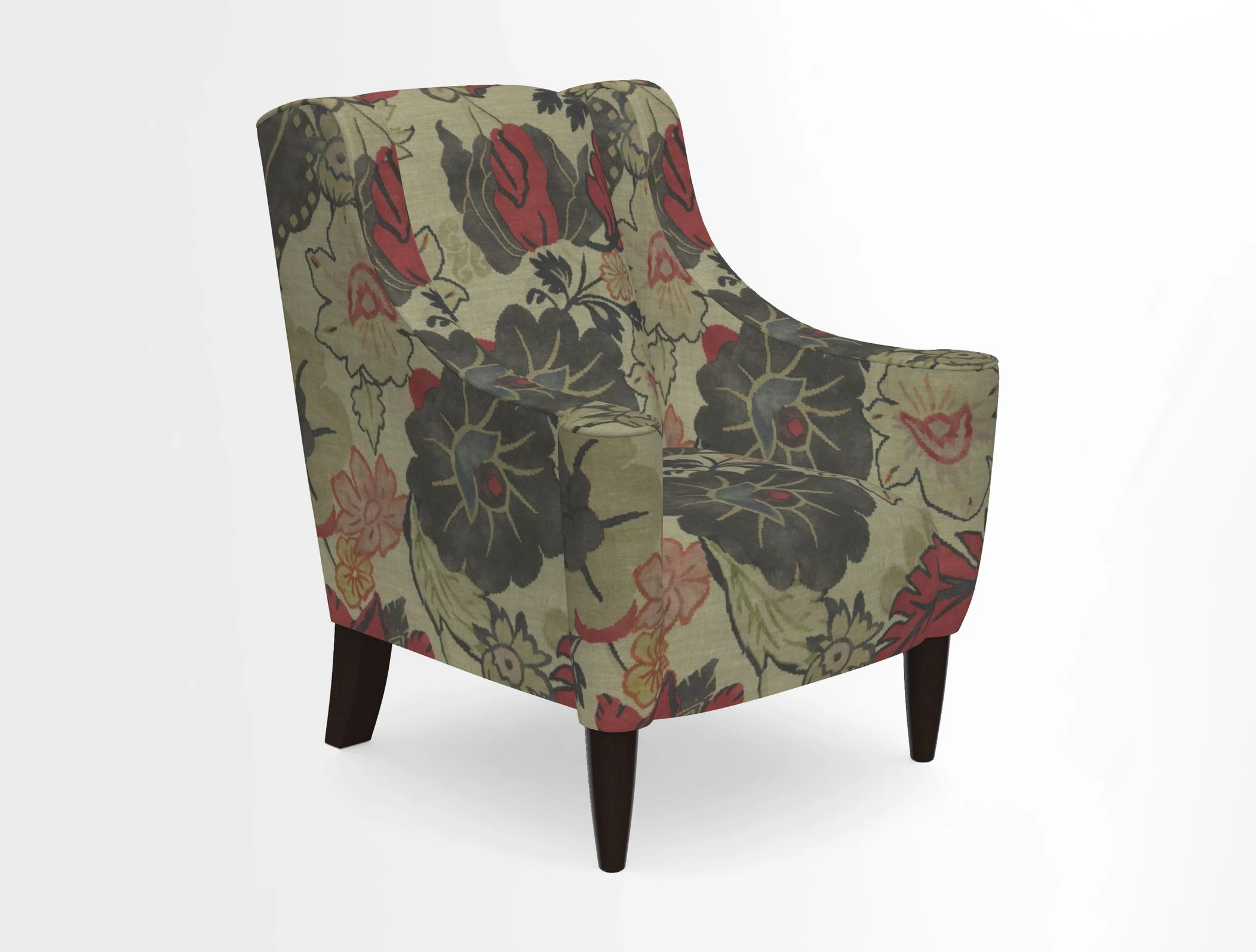 Sennen Chair in Harris Tweed Huntsman Check Mountain Bracken