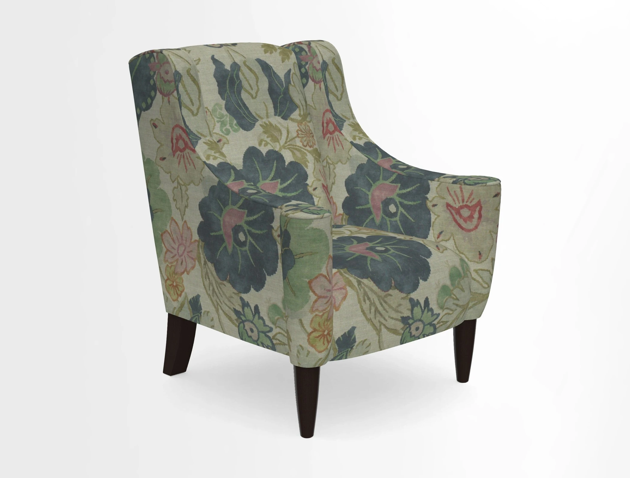 Sennen Chair in Harris Tweed Huntsman Check Mountain Bracken