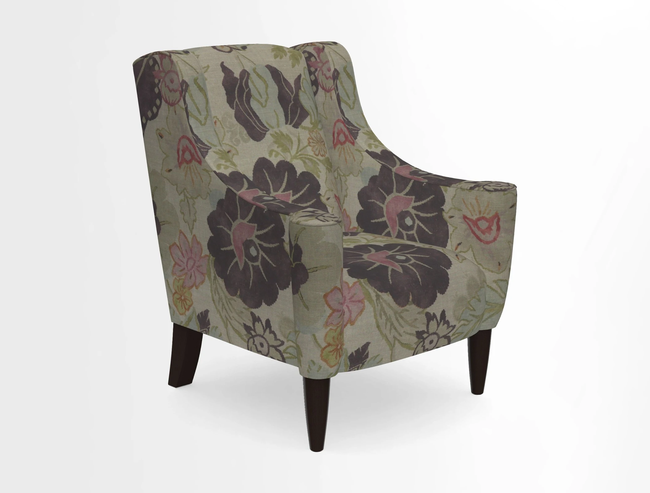 Sennen Chair in Harris Tweed Huntsman Check Mountain Bracken