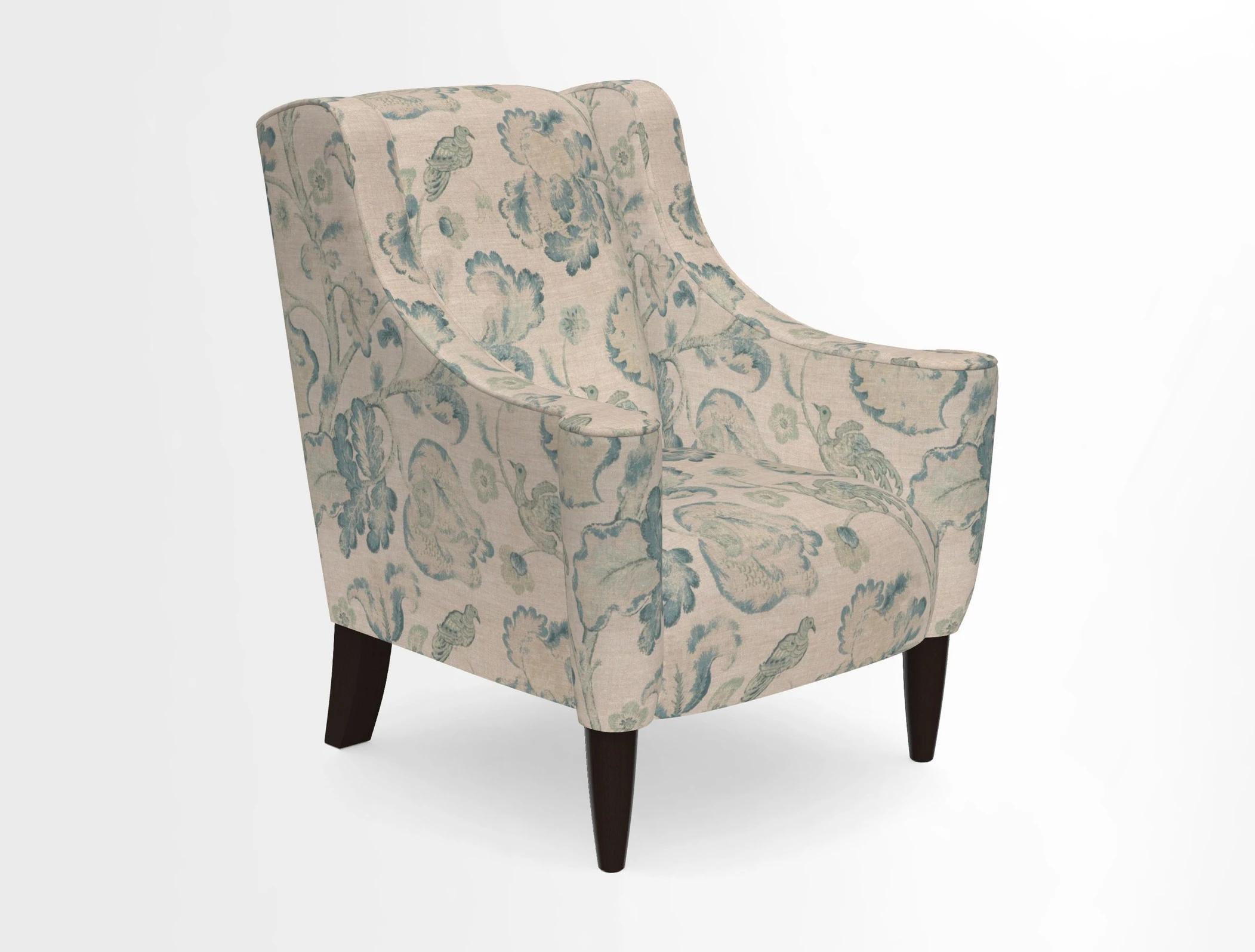 Sennen Chair in Harris Tweed Huntsman Check Mountain Bracken