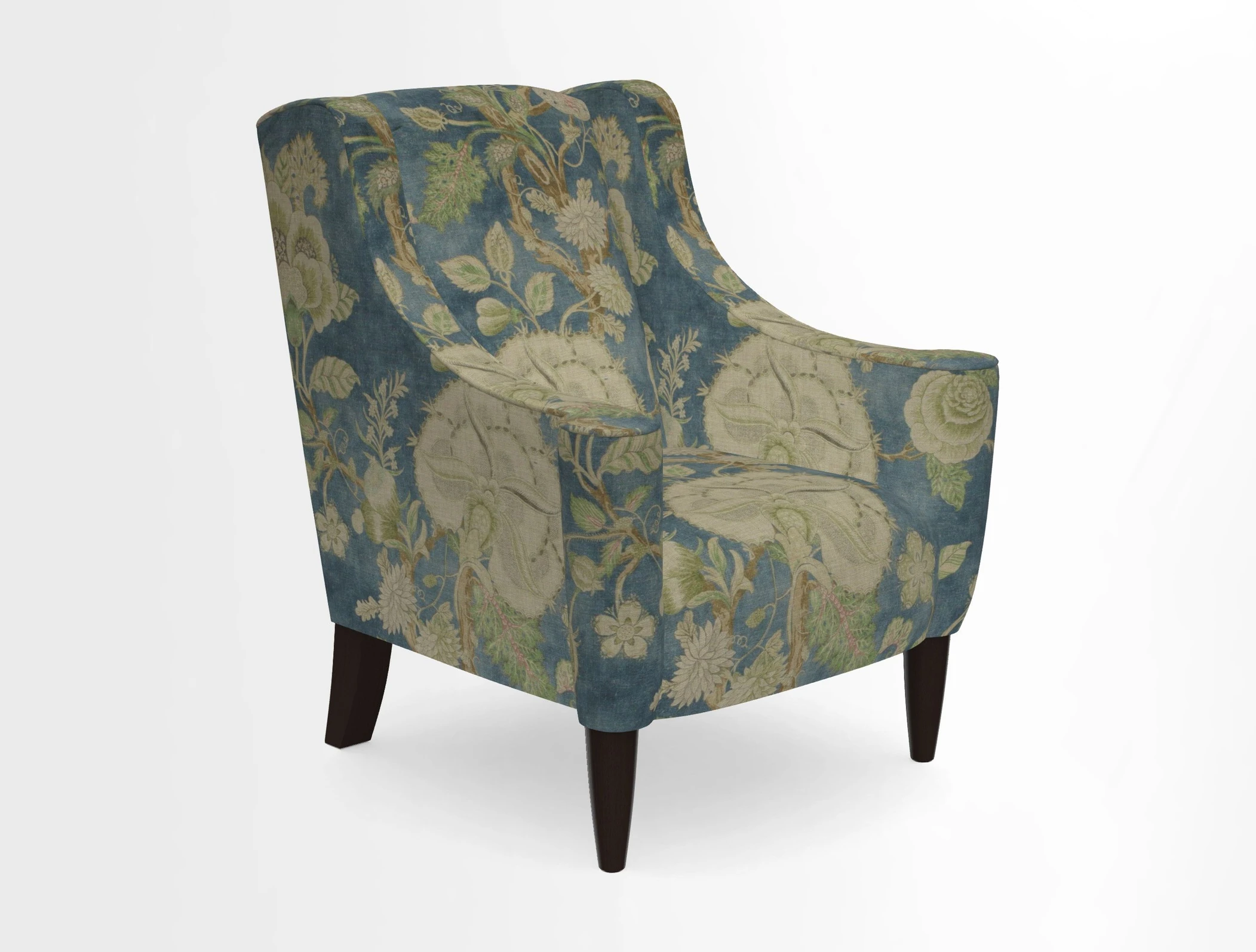 Sennen Chair in Harris Tweed Huntsman Check Mountain Bracken