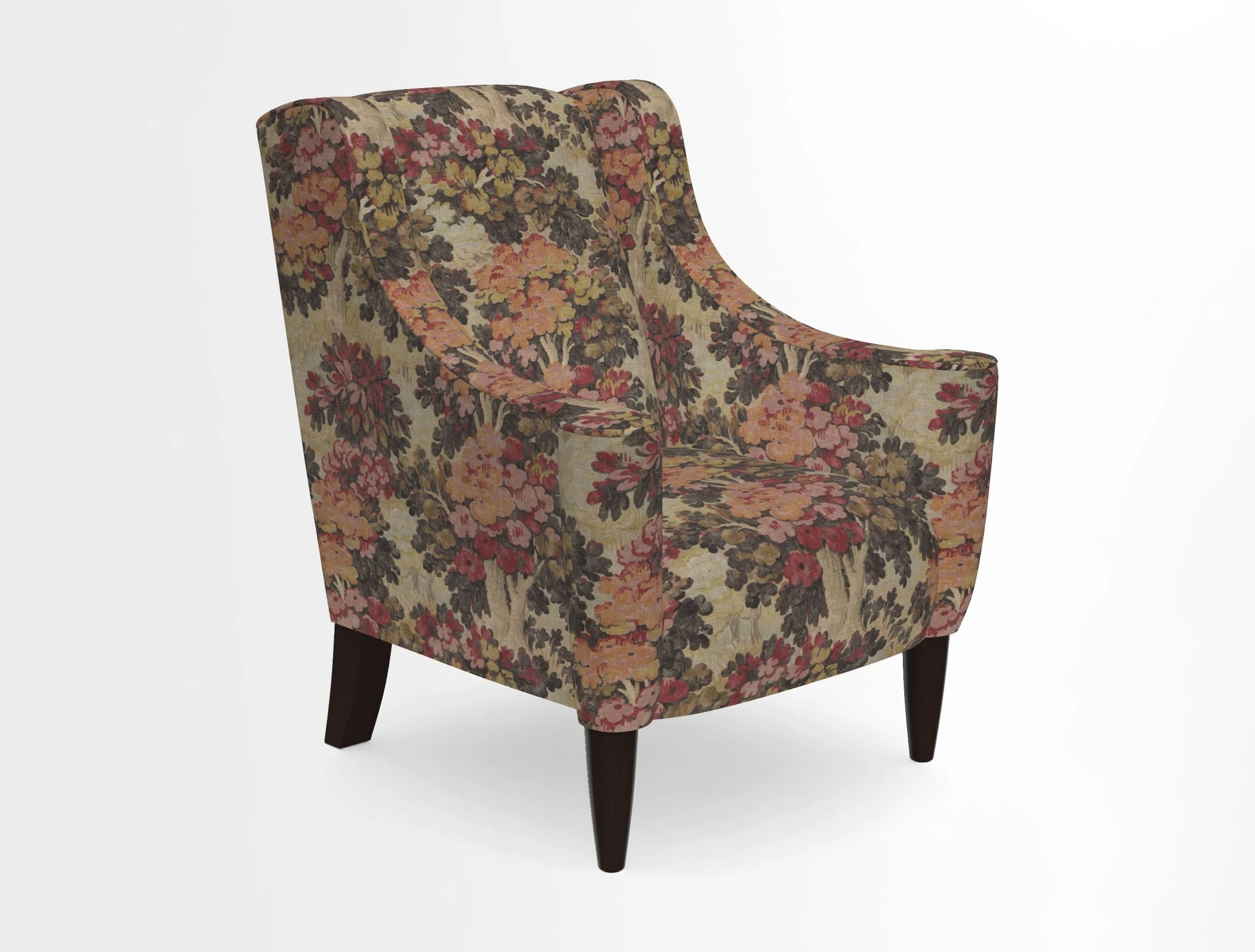 Sennen Chair in Harris Tweed Huntsman Check Mountain Bracken