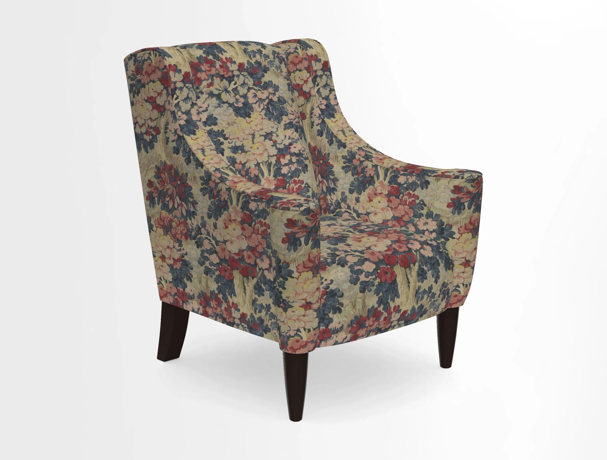 Sennen Chair in Harris Tweed Huntsman Check Mountain Bracken