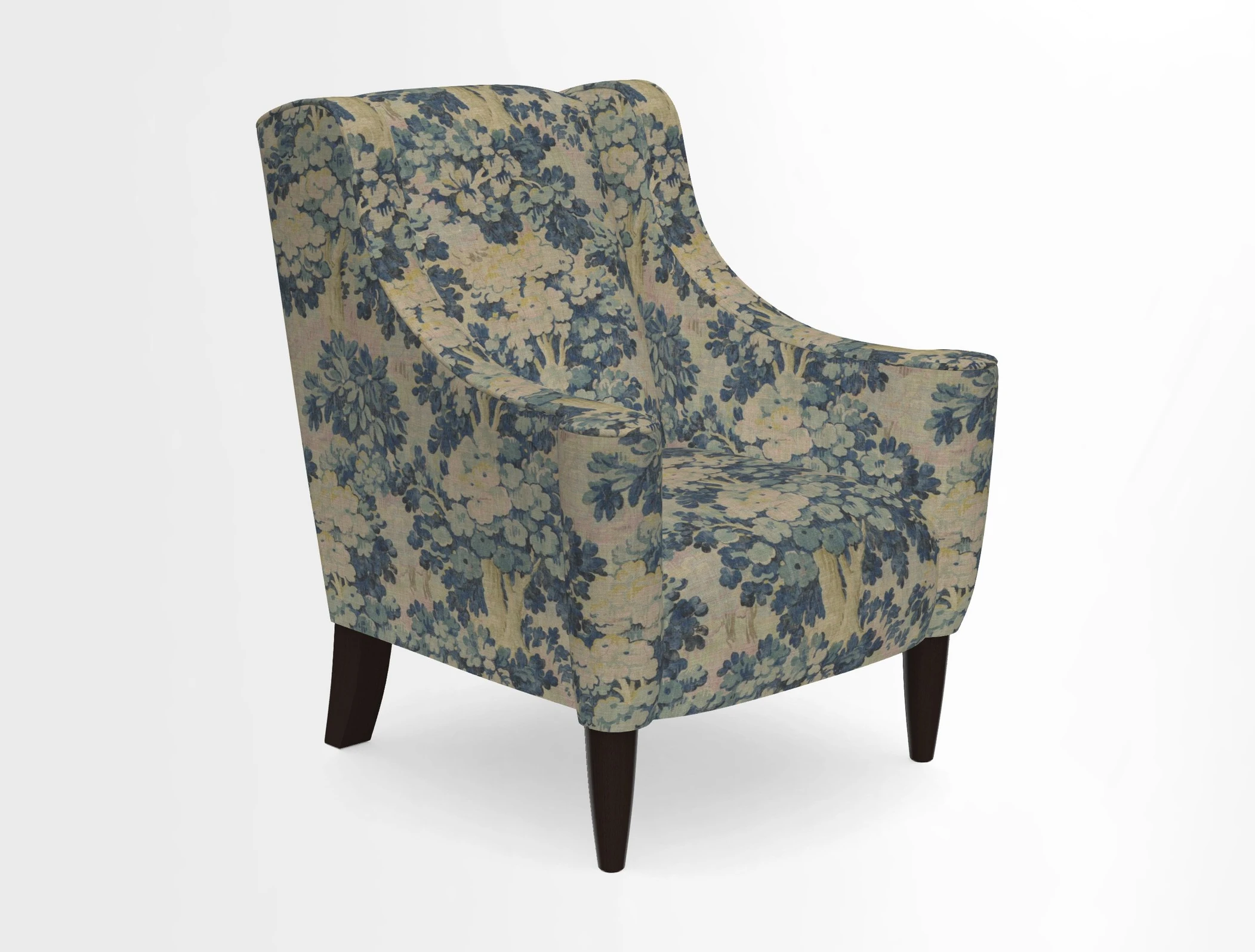 Sennen Chair in Harris Tweed Huntsman Check Mountain Bracken