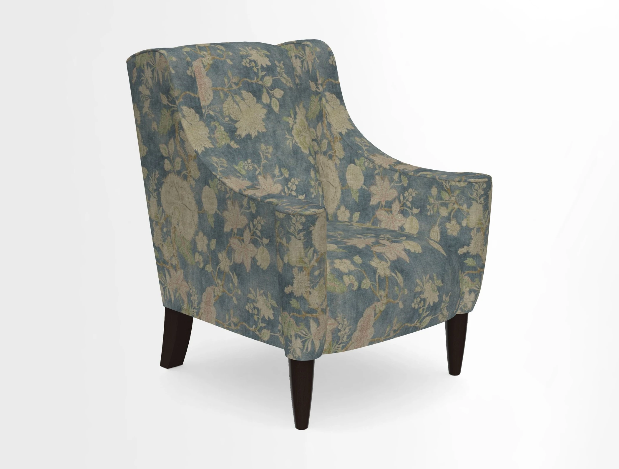 Sennen Chair in Harris Tweed Huntsman Check Mountain Bracken