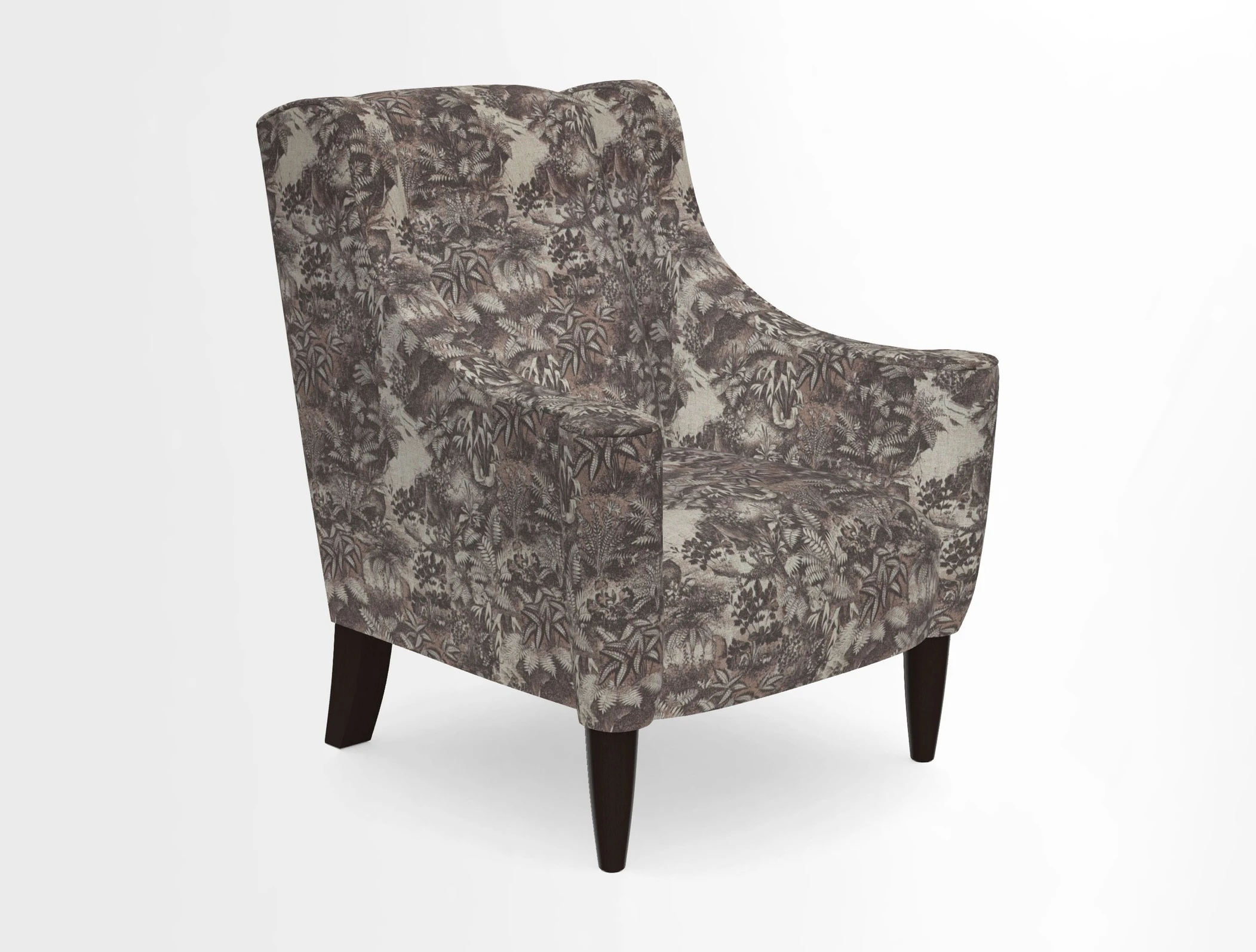 Sennen Chair in Harris Tweed Huntsman Check Mountain Bracken