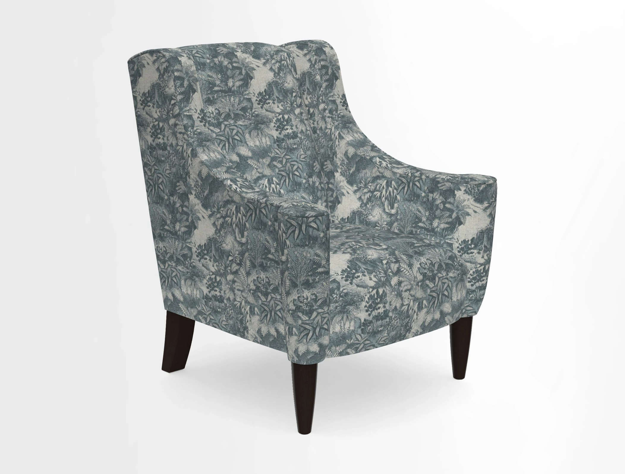 Sennen Chair in Harris Tweed Huntsman Check Mountain Bracken