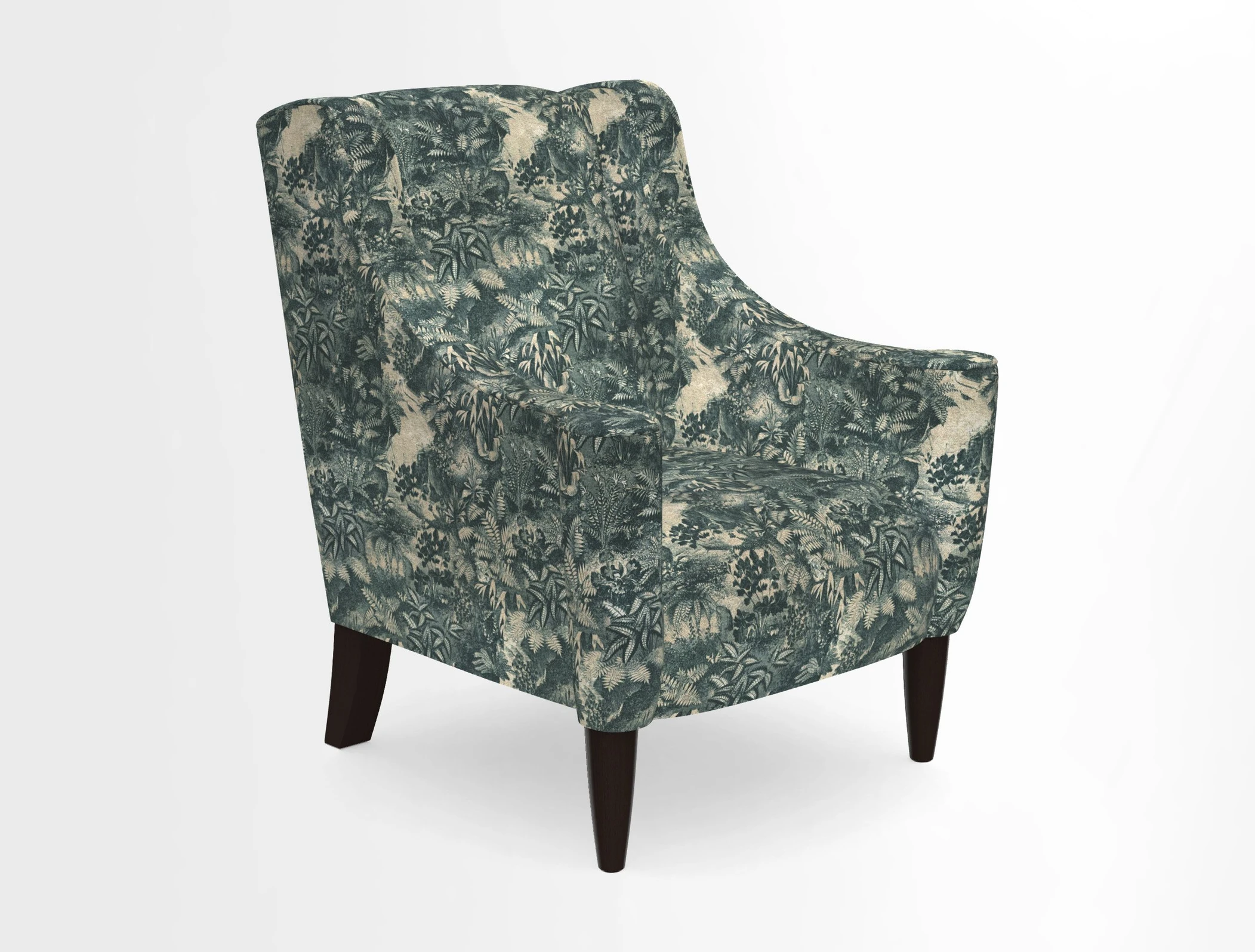 Sennen Chair in Harris Tweed Huntsman Check Mountain Bracken