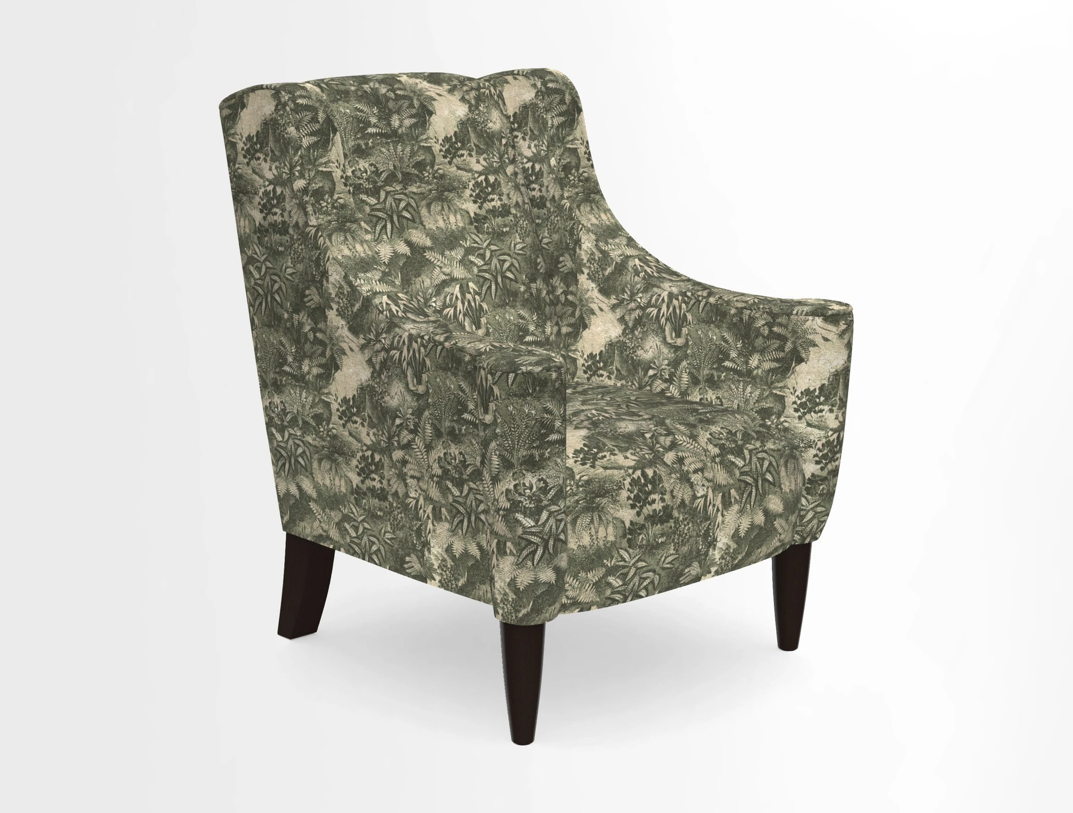 Sennen Chair in Harris Tweed Huntsman Check Mountain Bracken