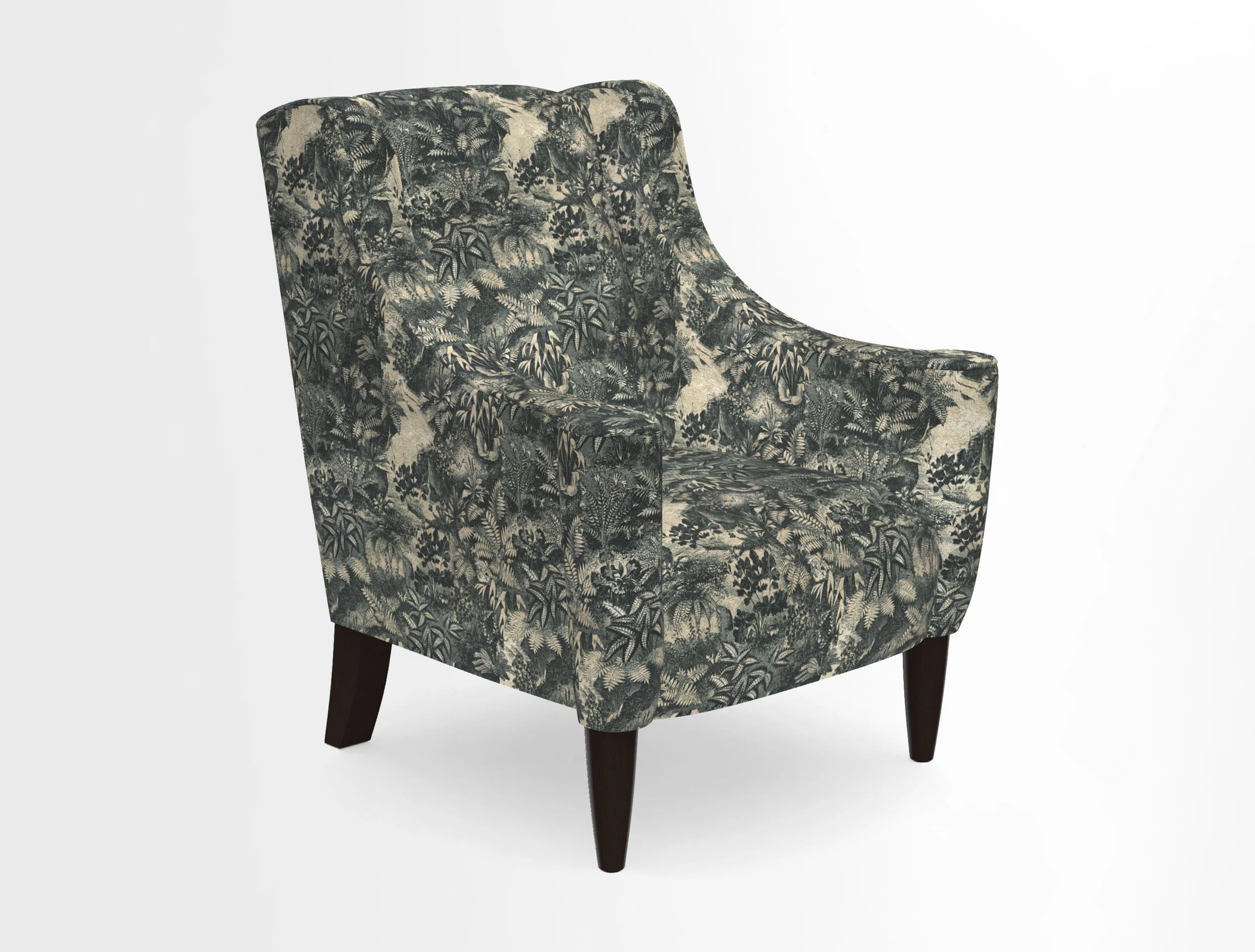 Sennen Chair in Harris Tweed Huntsman Check Mountain Bracken