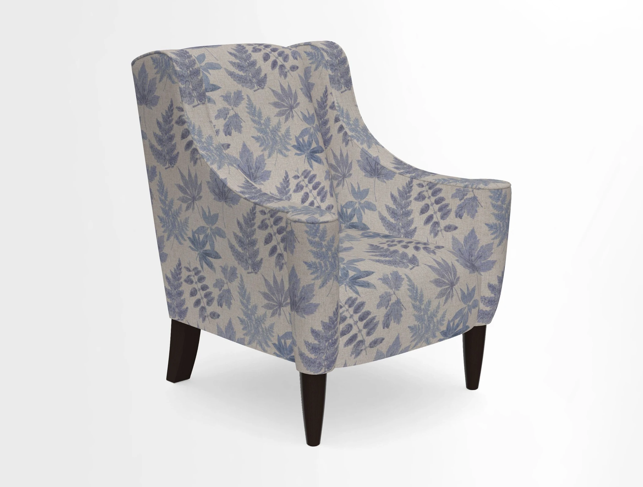 Sennen Chair in Harris Tweed Huntsman Check Mountain Bracken