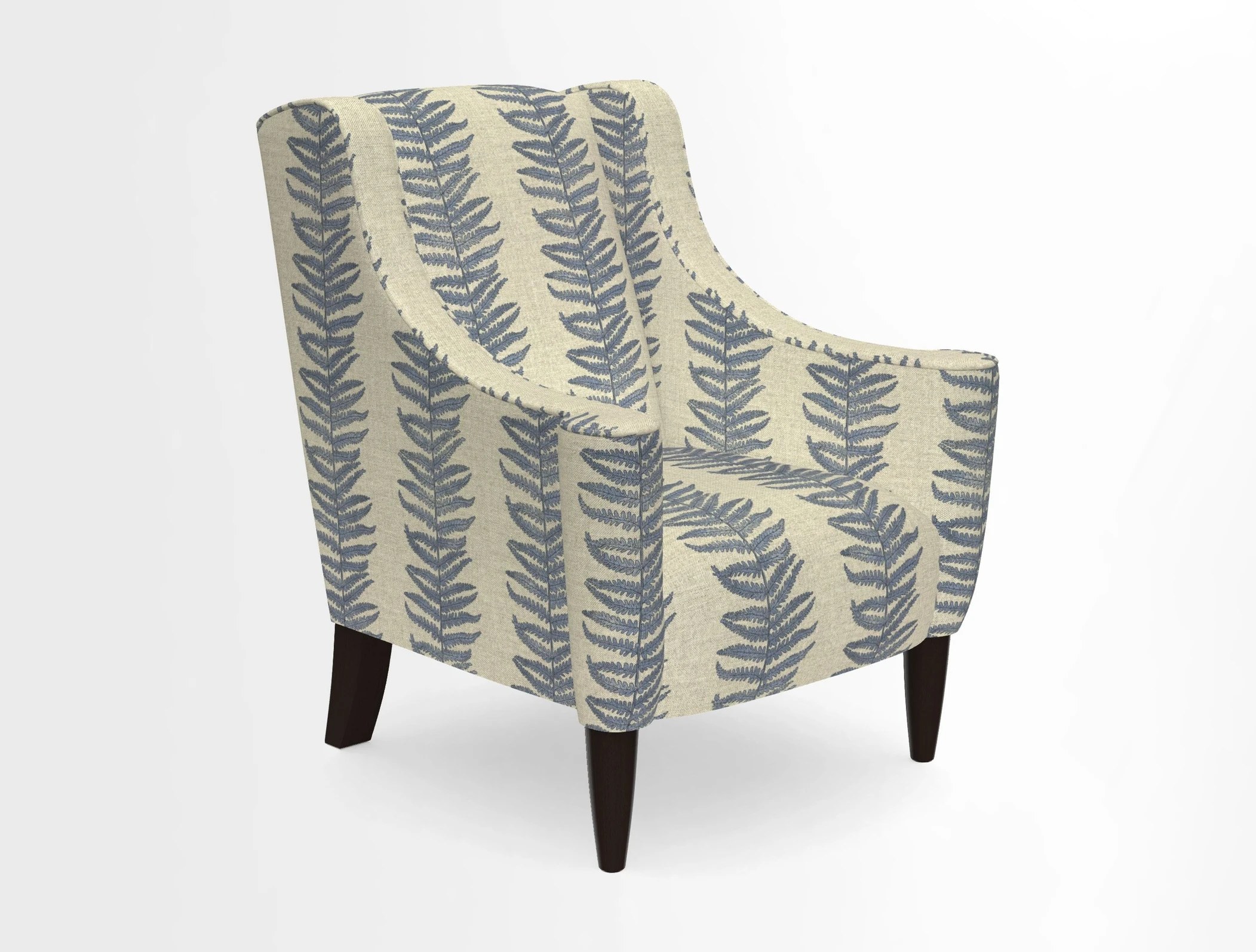 Sennen Chair in Harris Tweed Huntsman Check Mountain Bracken