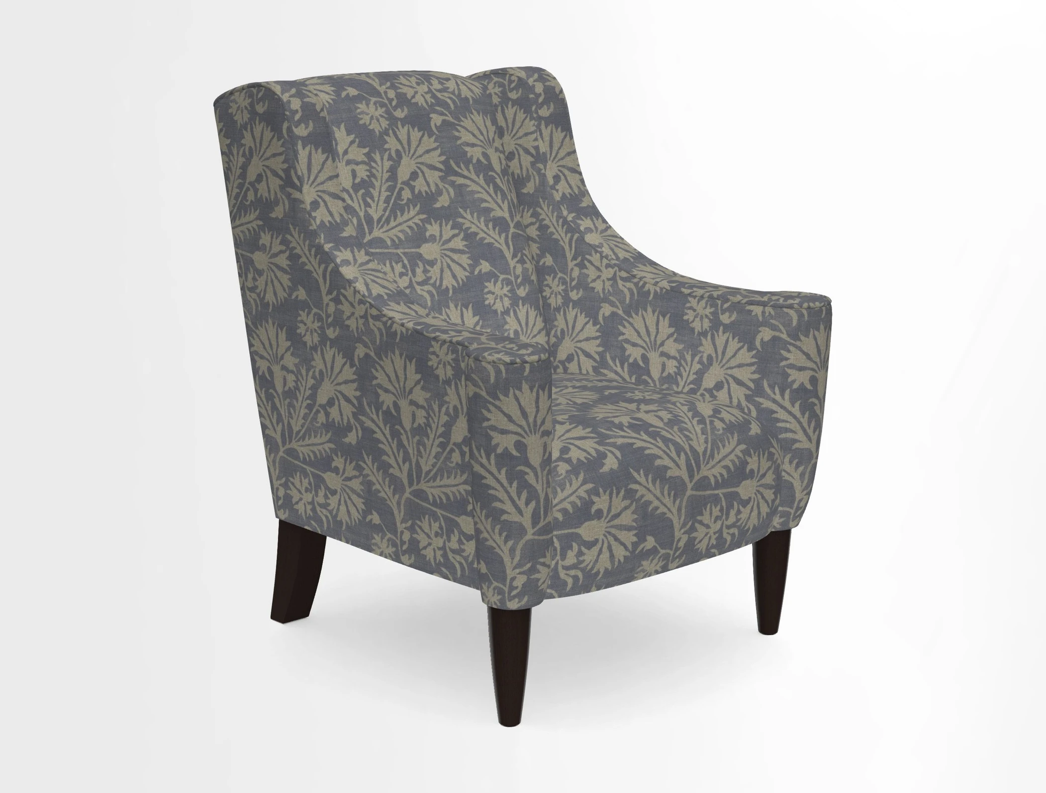 Sennen Chair in Harris Tweed Huntsman Check Mountain Bracken
