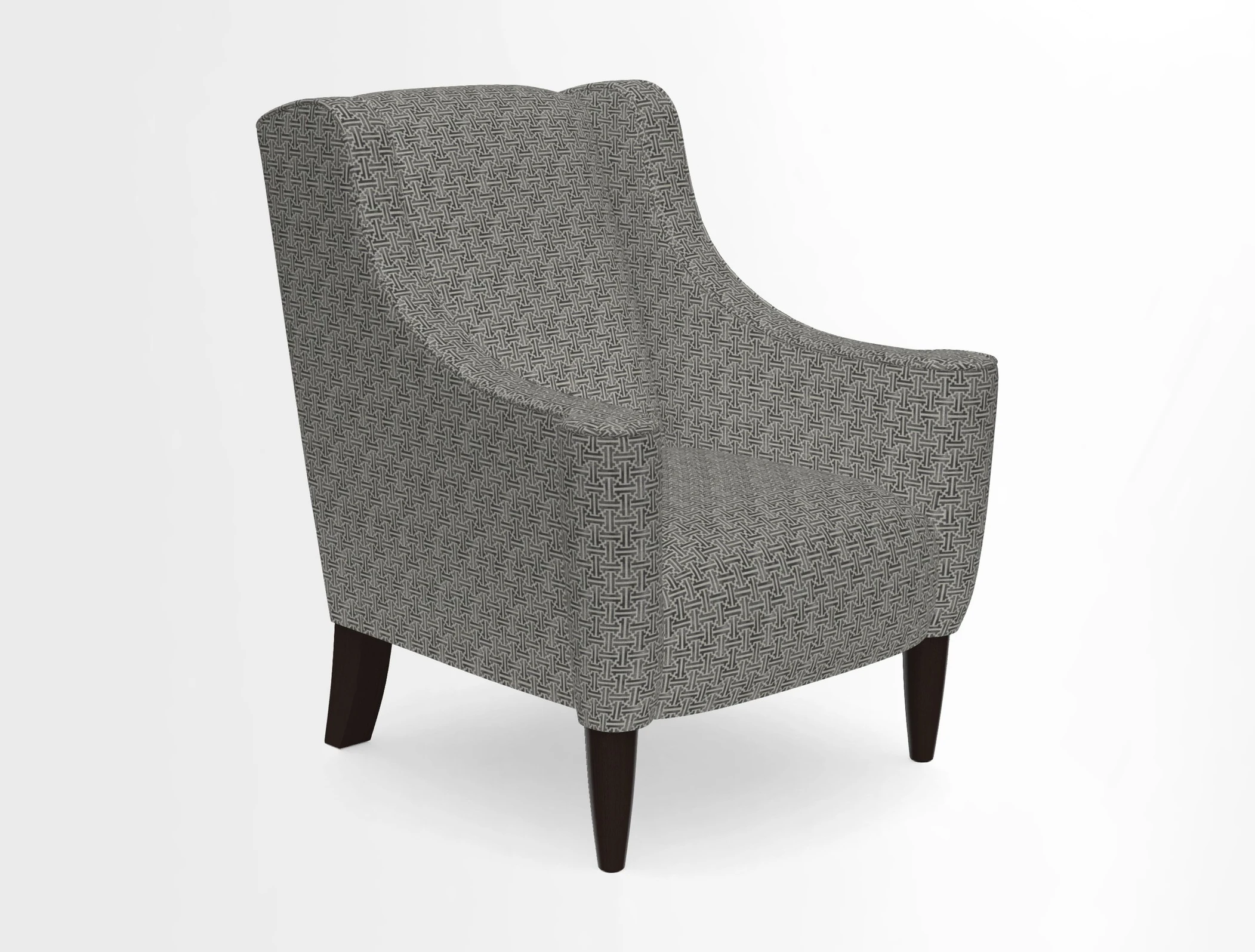 Sennen Chair in Harris Tweed Huntsman Check Mountain Bracken