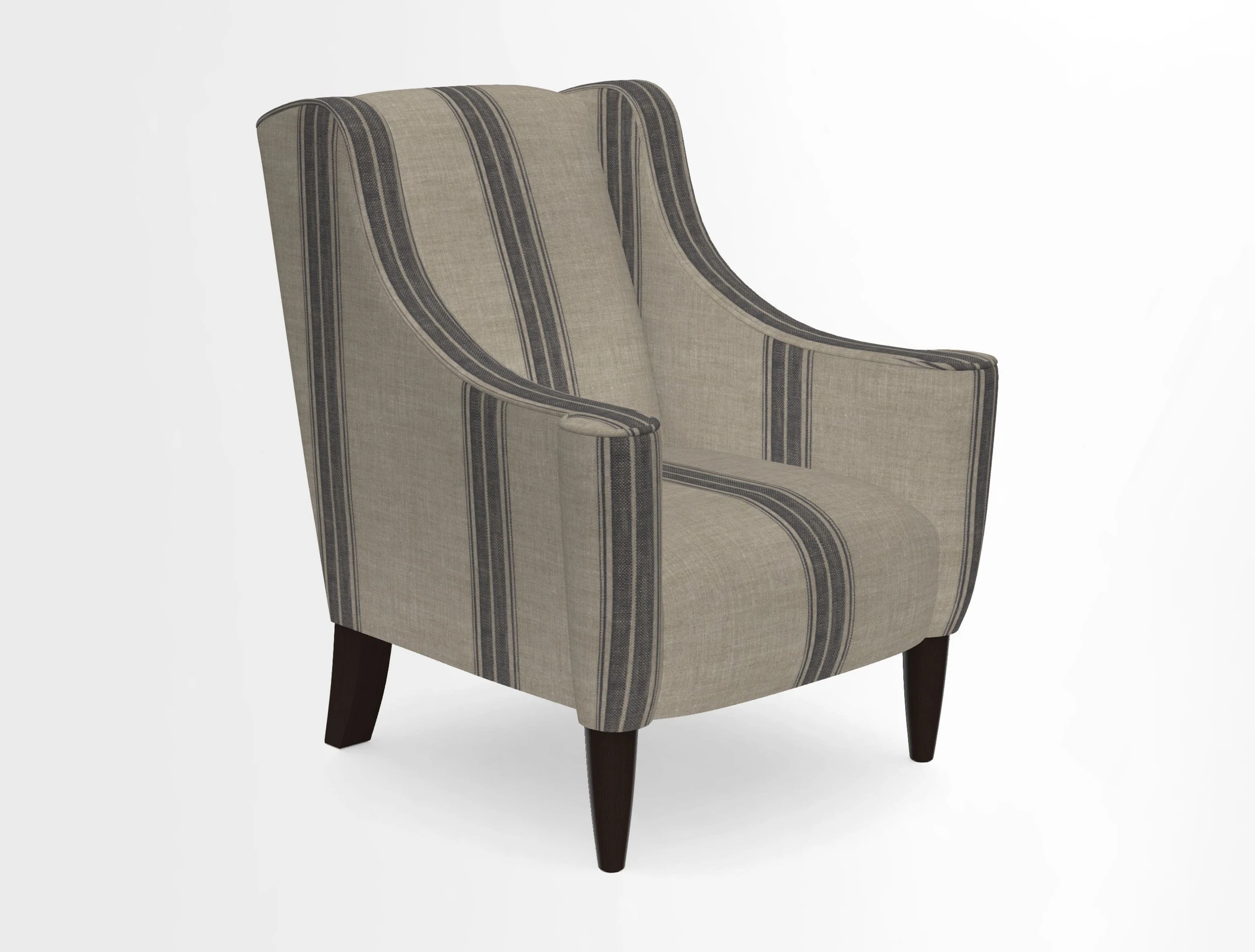 Sennen Chair in Harris Tweed Huntsman Check Mountain Bracken