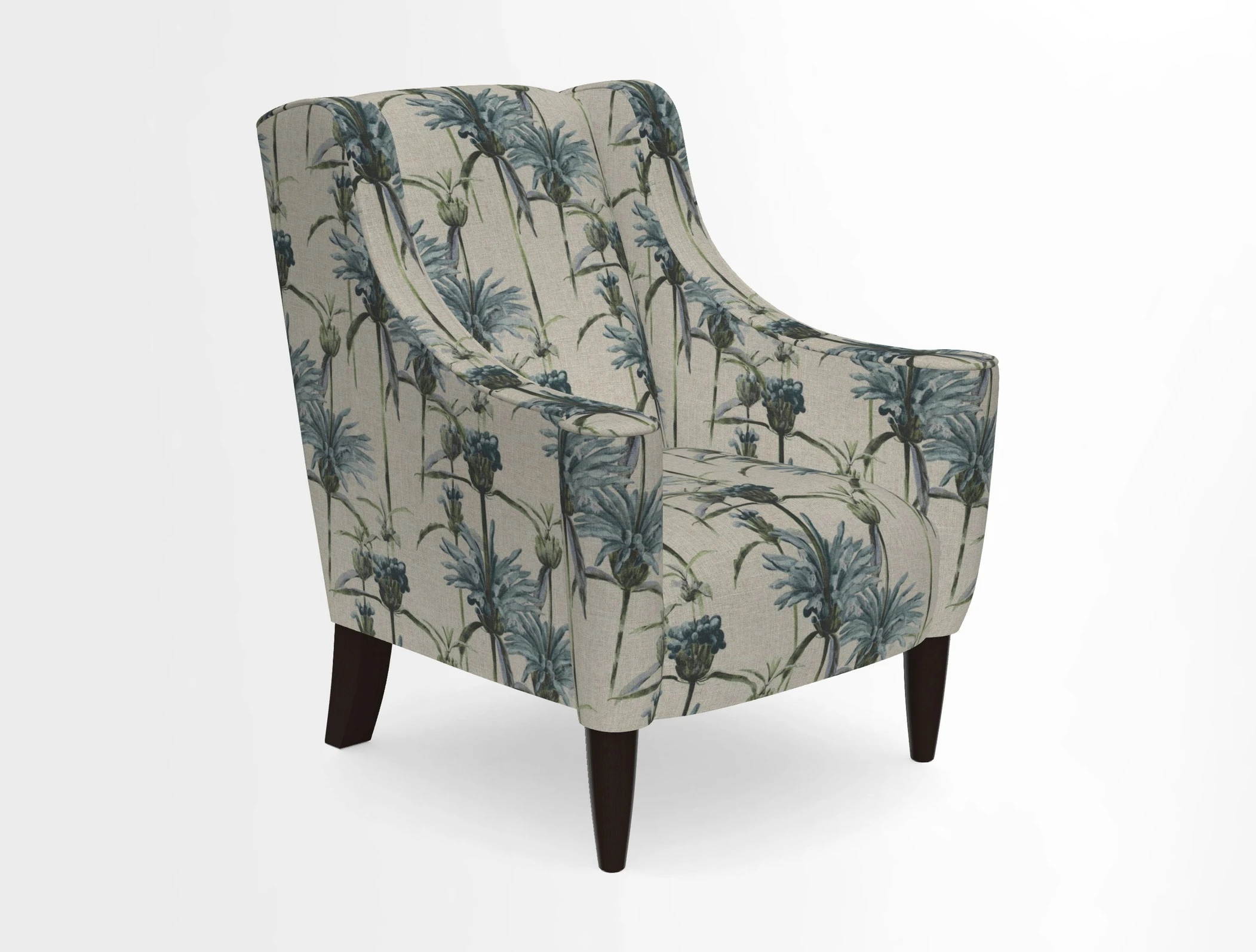 Sennen Chair in Harris Tweed Huntsman Check Mountain Bracken