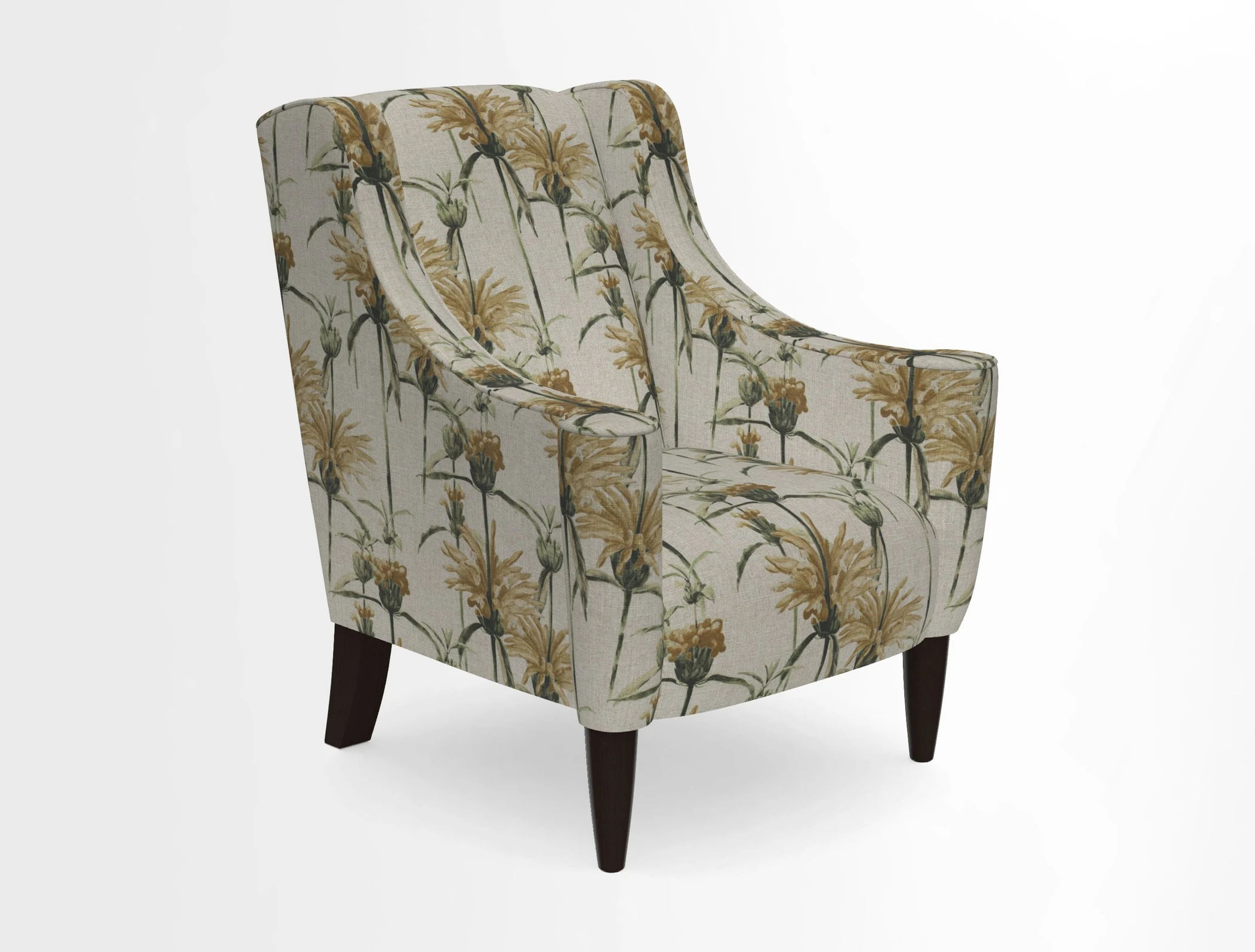 Sennen Chair in Harris Tweed Huntsman Check Mountain Bracken