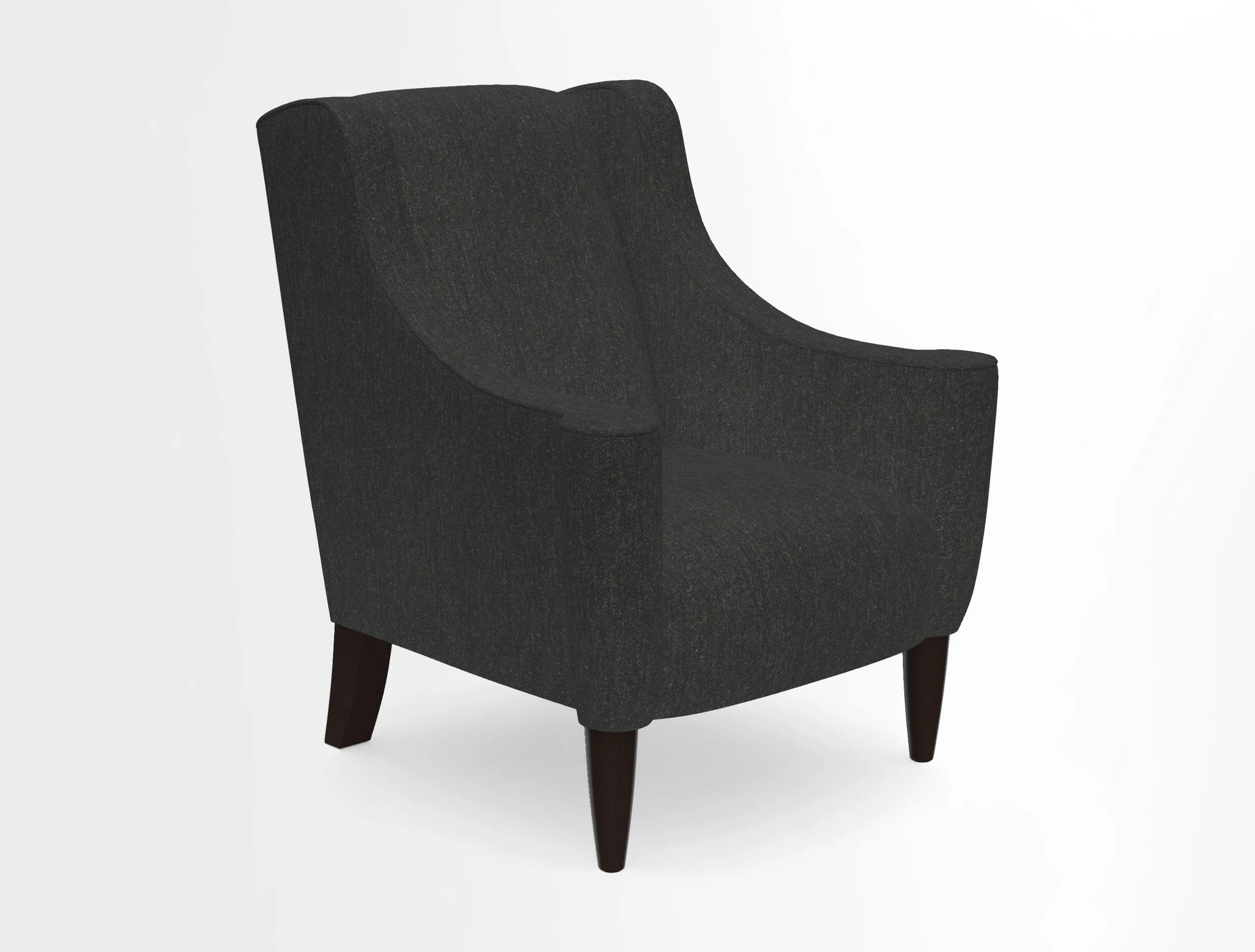 Sennen Chair in Harris Tweed Huntsman Check Mountain Bracken