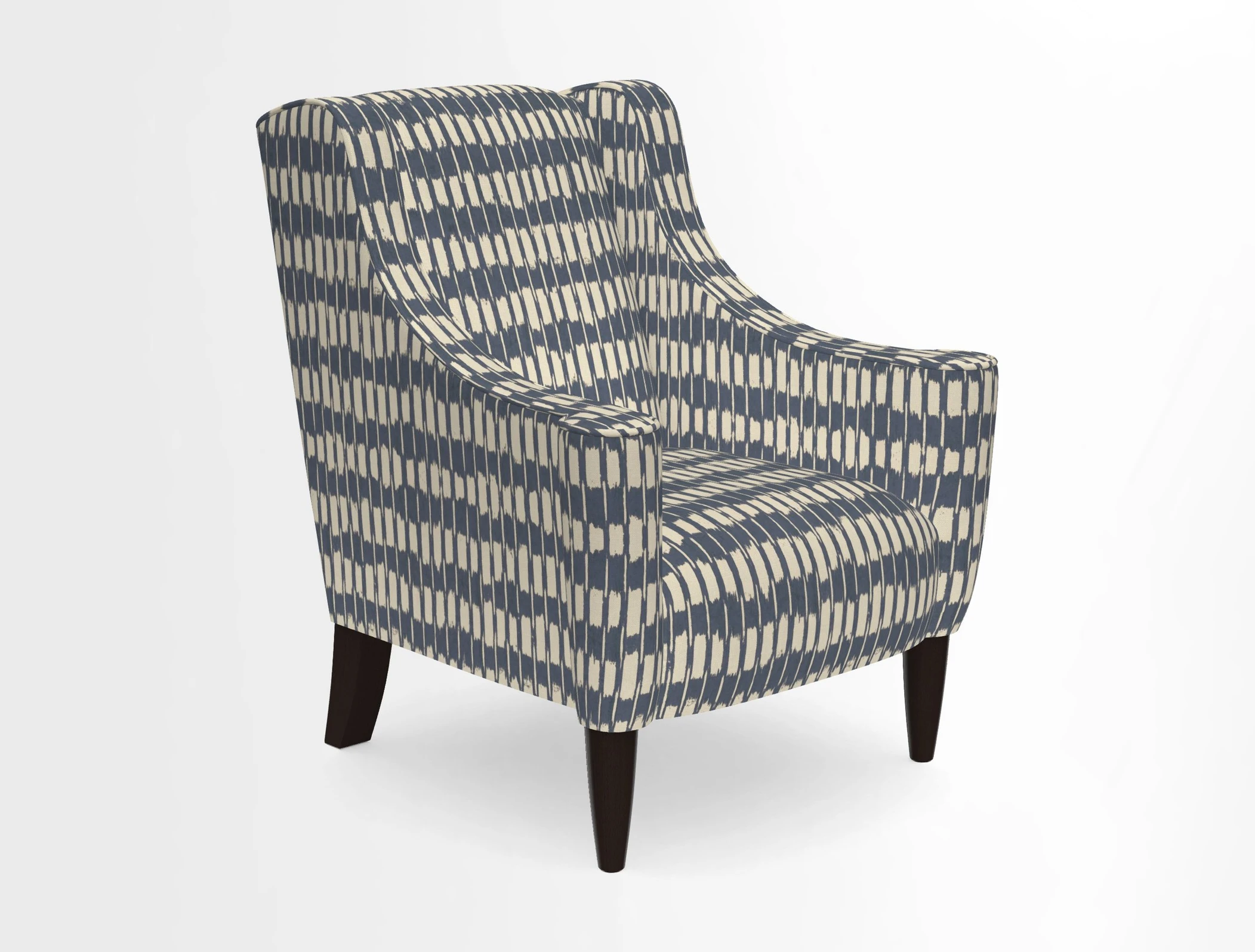 Sennen Chair in Harris Tweed Huntsman Check Mountain Bracken
