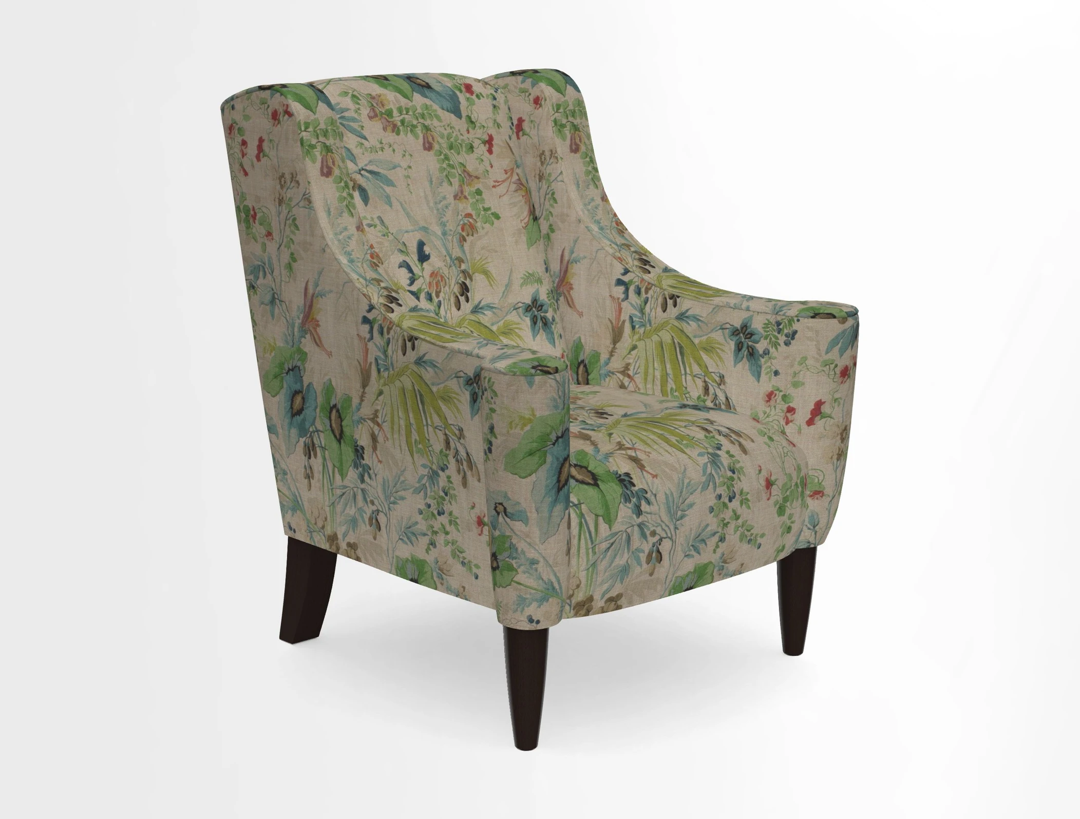 Sennen Chair in Harris Tweed Huntsman Check Mountain Bracken