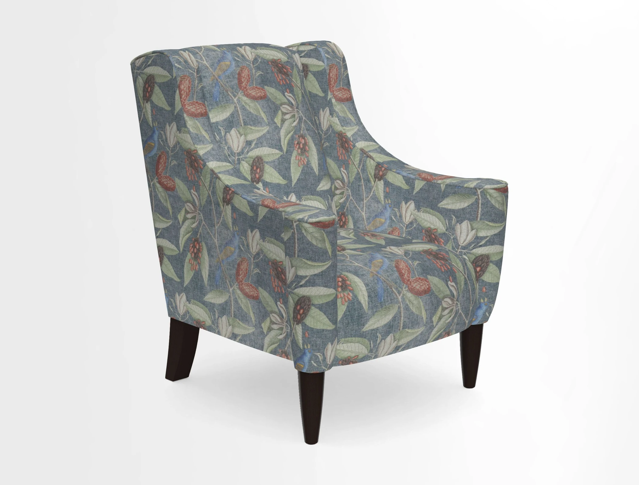 Sennen Chair in Harris Tweed Huntsman Check Mountain Bracken