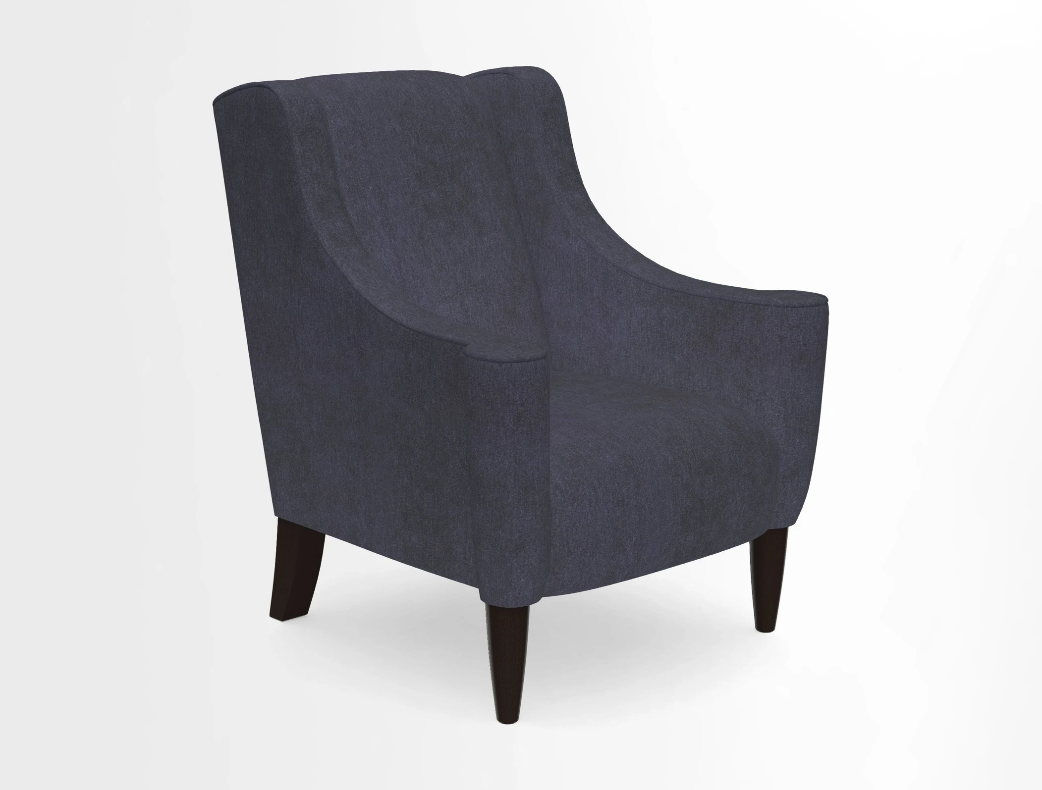 Sennen Chair in Harris Tweed Huntsman Check Mountain Bracken