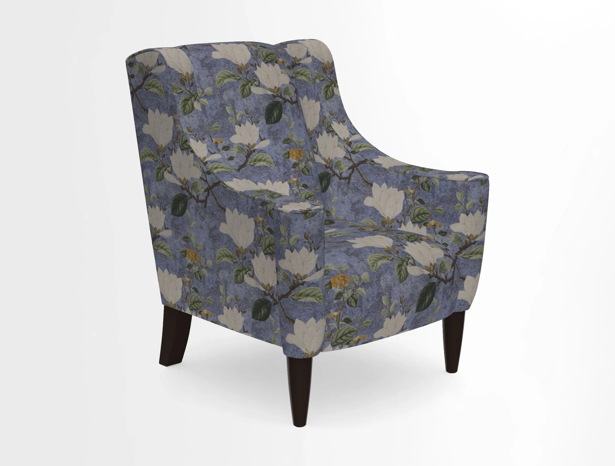 Sennen Chair in Harris Tweed Huntsman Check Mountain Bracken